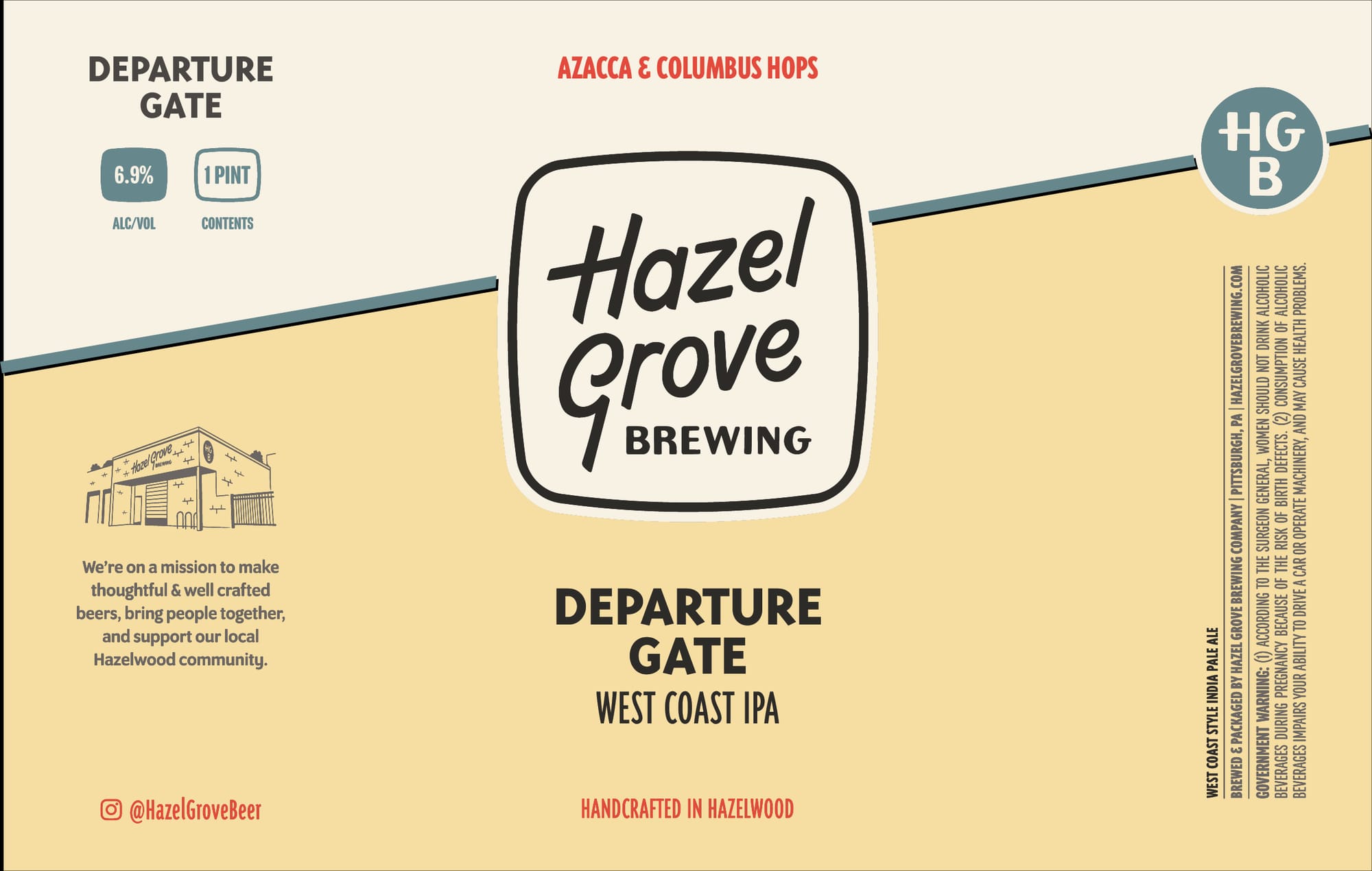 Hazel Grove by Hazelgrove Brewing Company - beer label