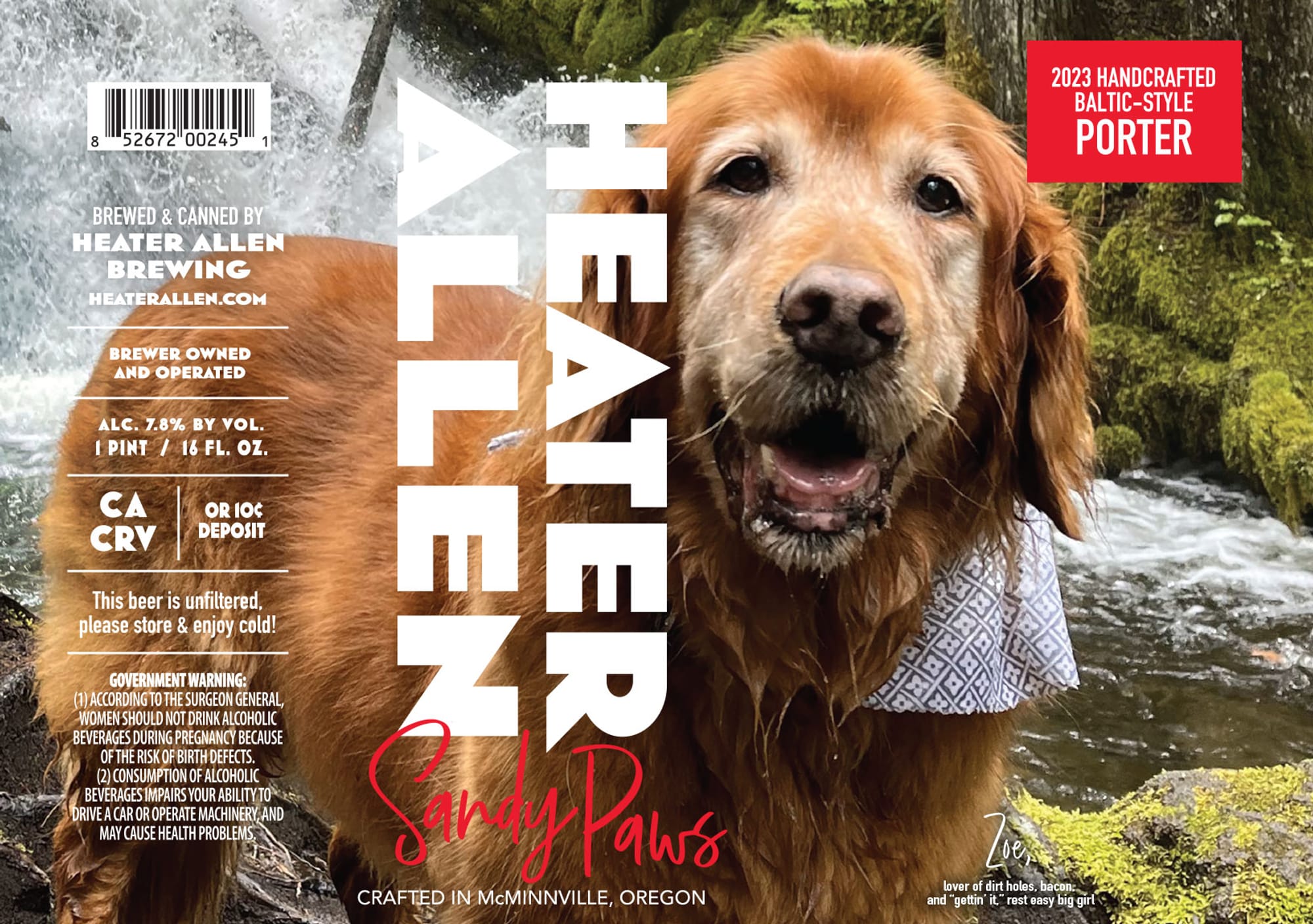 Heater EZ by Heater Allen Brewing - beer label