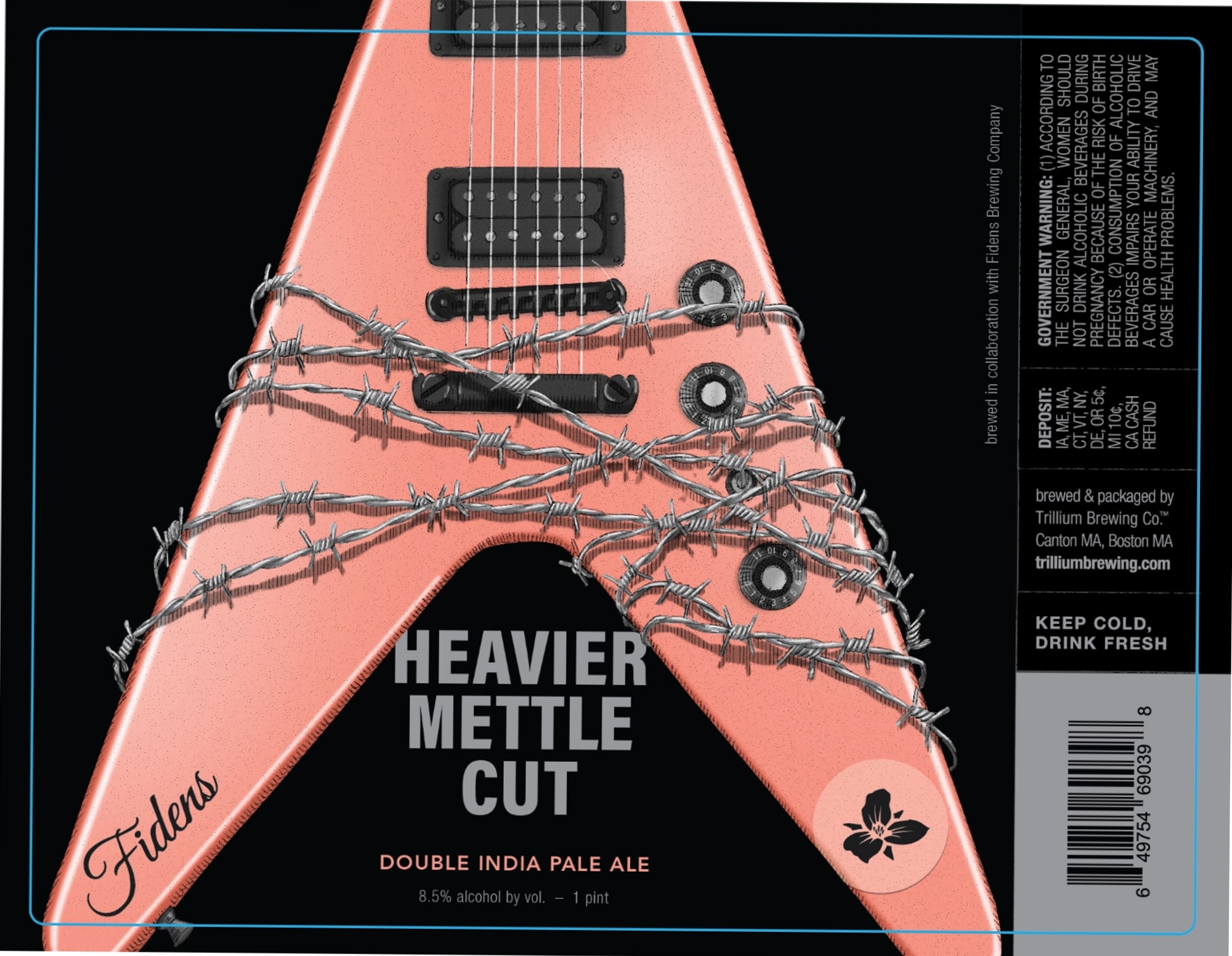 Heavier Mettle Cut by Trillium Brewing Co. - beer label