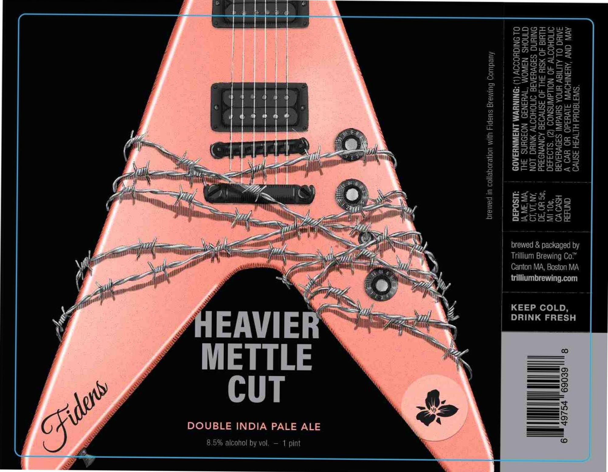 Heavier Mettle Cut by Trillium Brewing - beer label