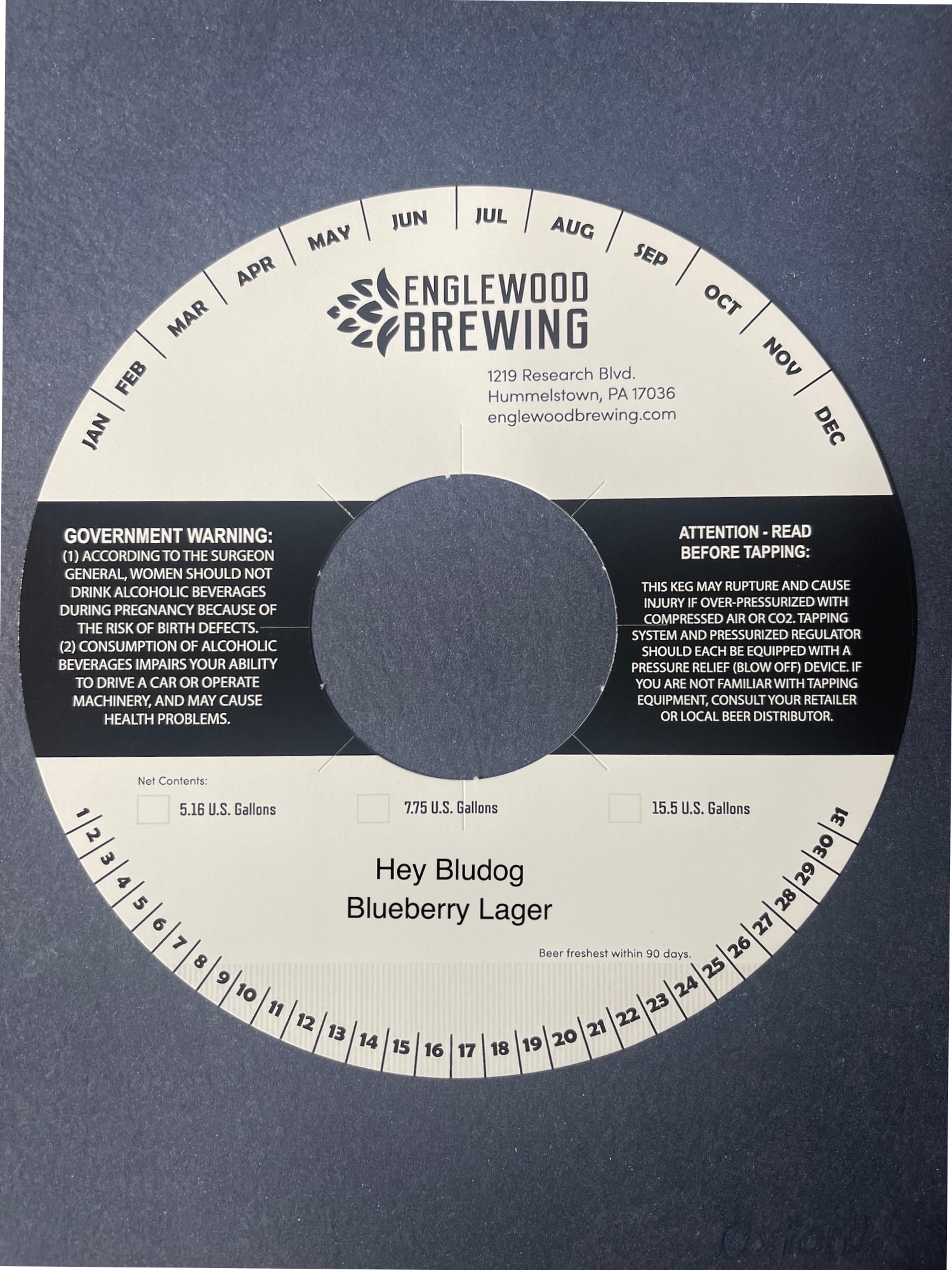 Hey Bludog by Englewood Brewing - beer label