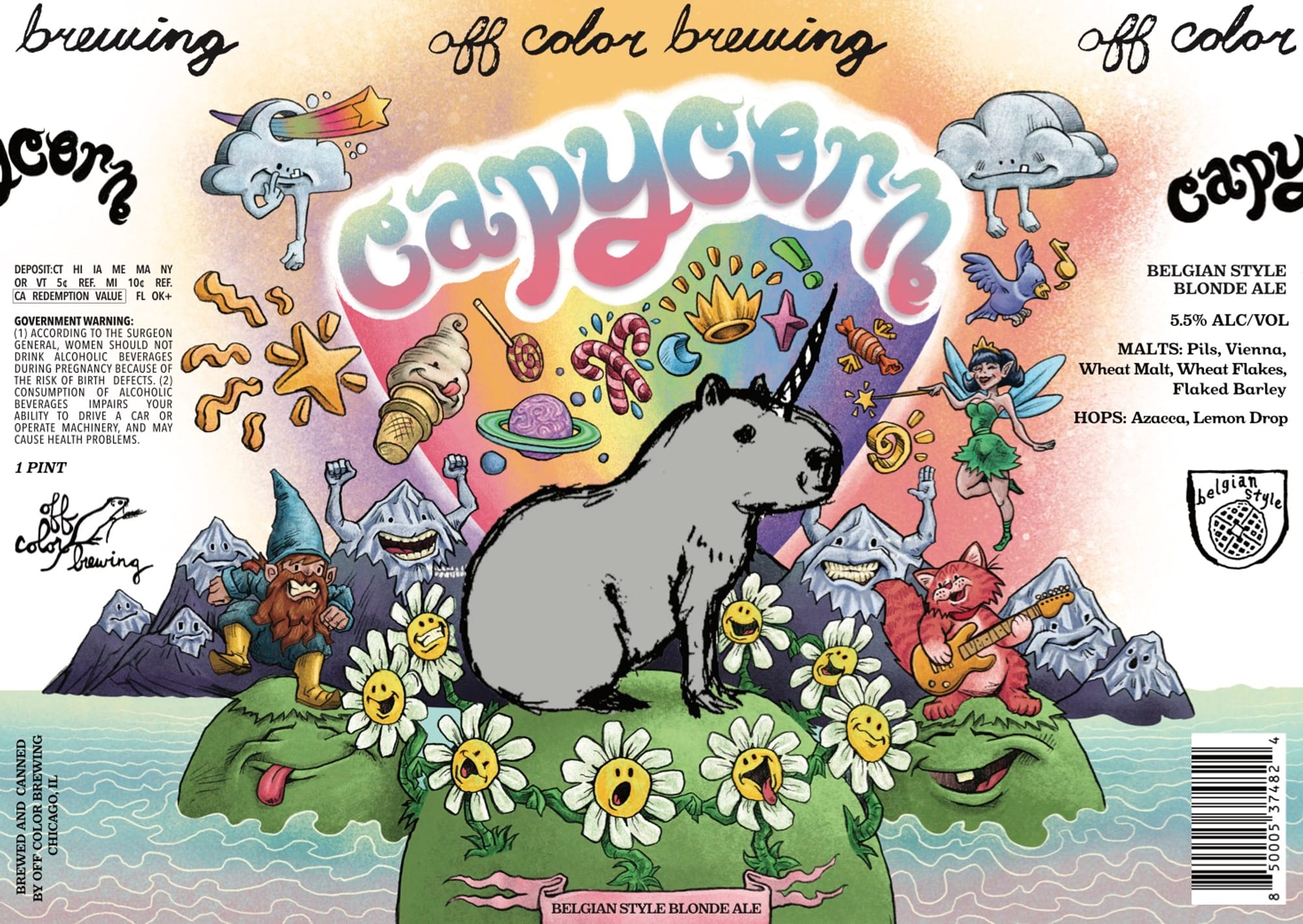 Hi-Fi Acorn by Off Color Brewing - beer label