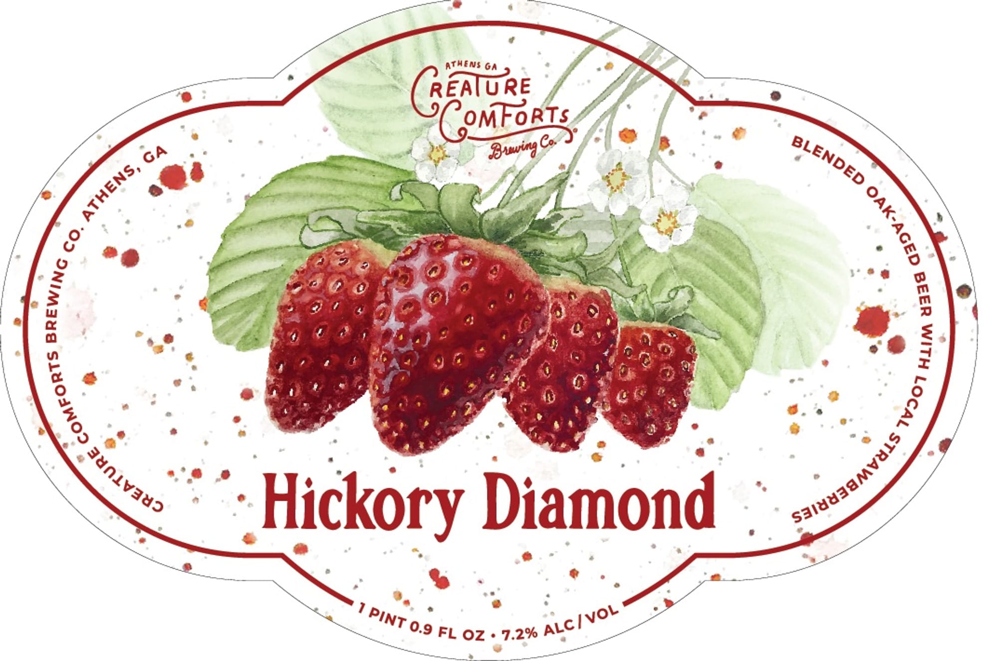 Hickory Diamond by Creature Comforts Brewing Co. - beer label