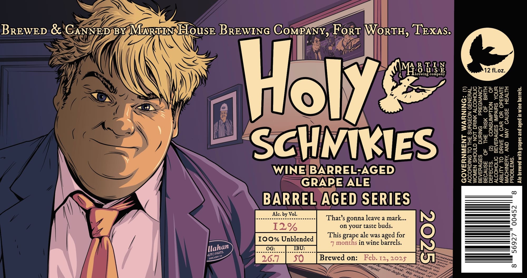 Holy Schnikies by Martin House Brewing Company - beer label