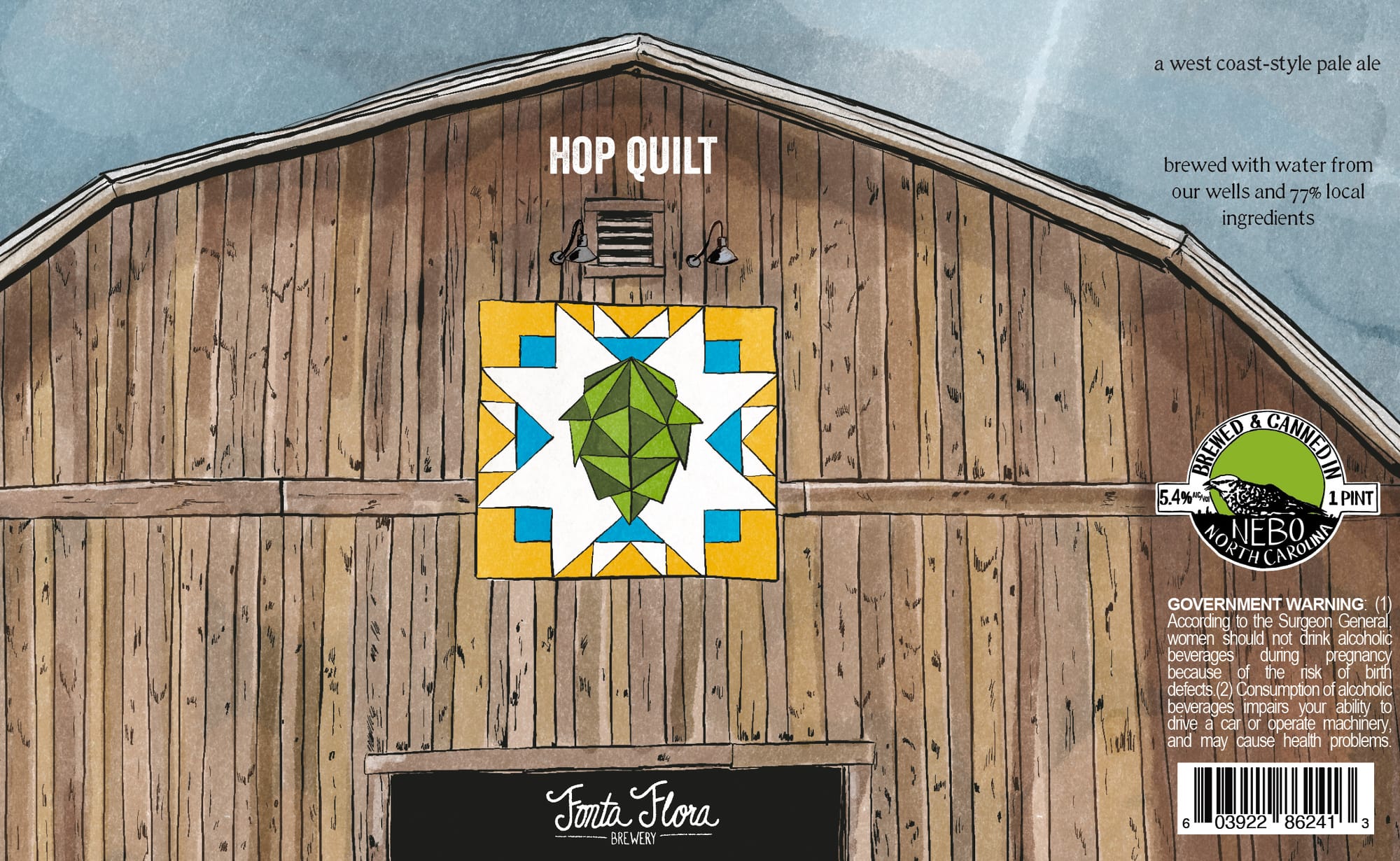 Hop Quilt by Nebo Brewery - beer label