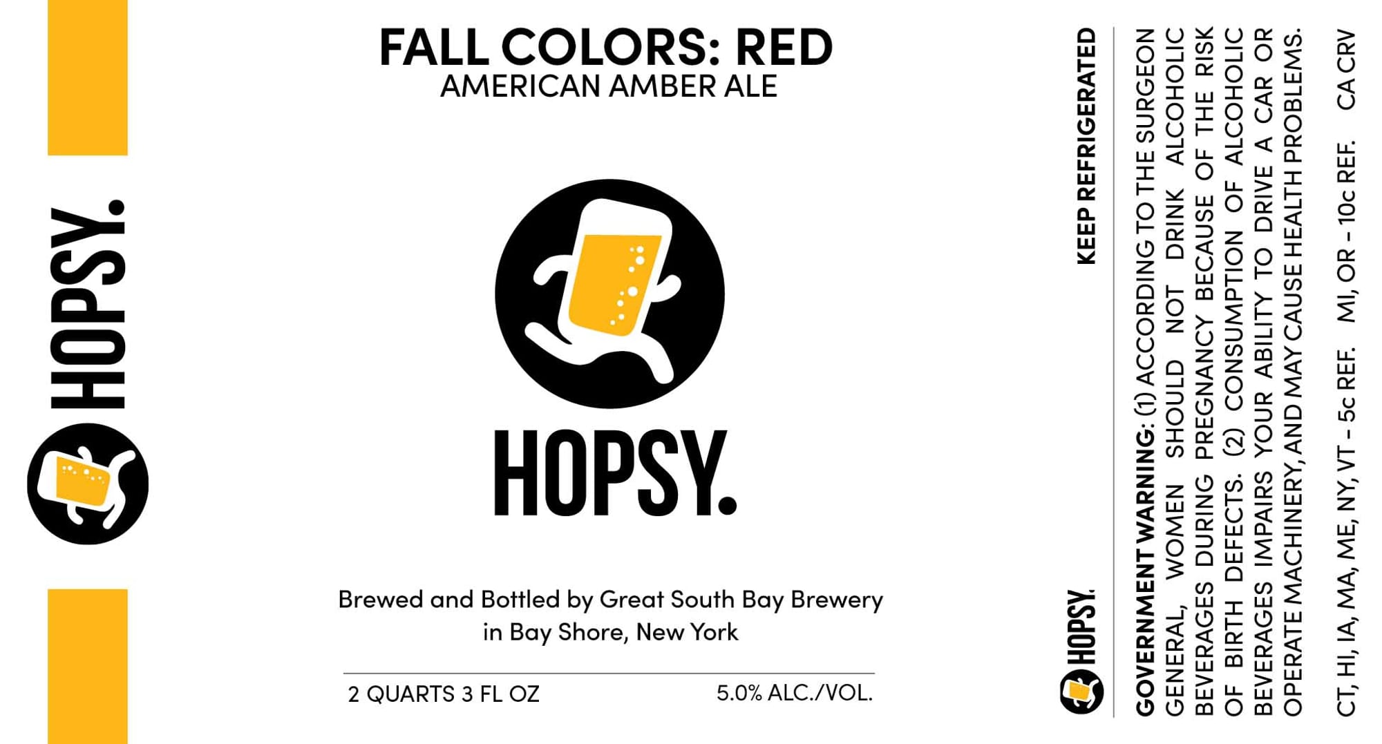 Fall Colors by Great South Bay Brewery - beer label