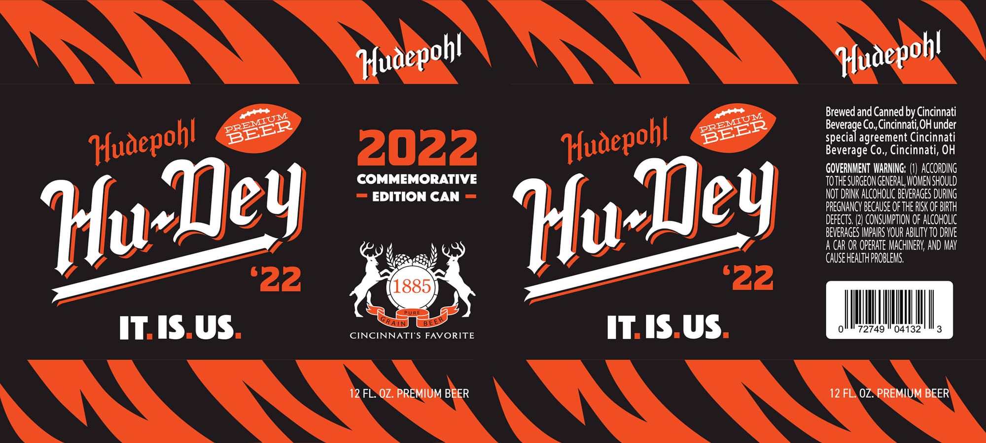 Hu-Dey ‘22 by Hudepohl Brewery - beer label