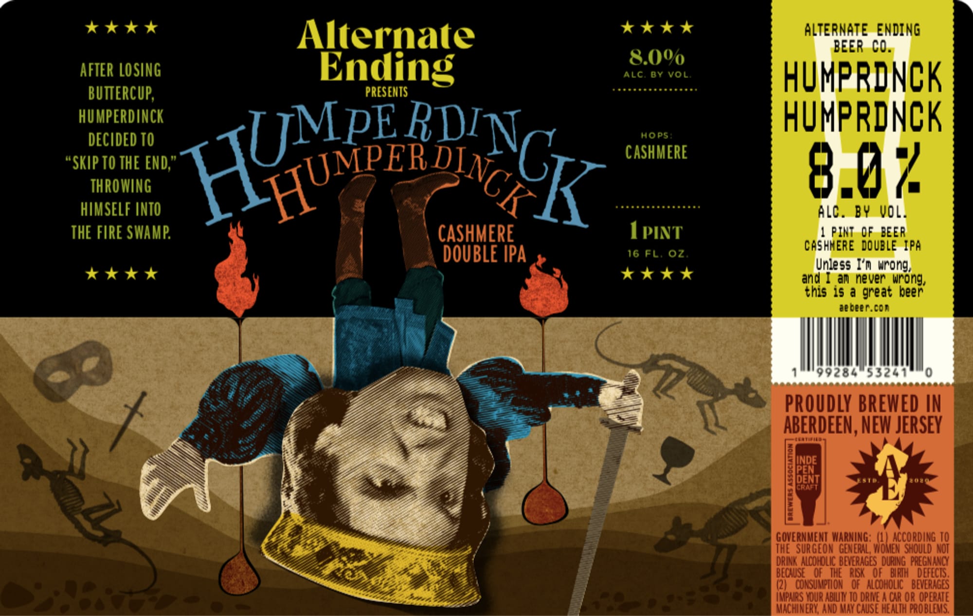 Humperdink Humperdink by Alternate Ending Beer Co. - beer label