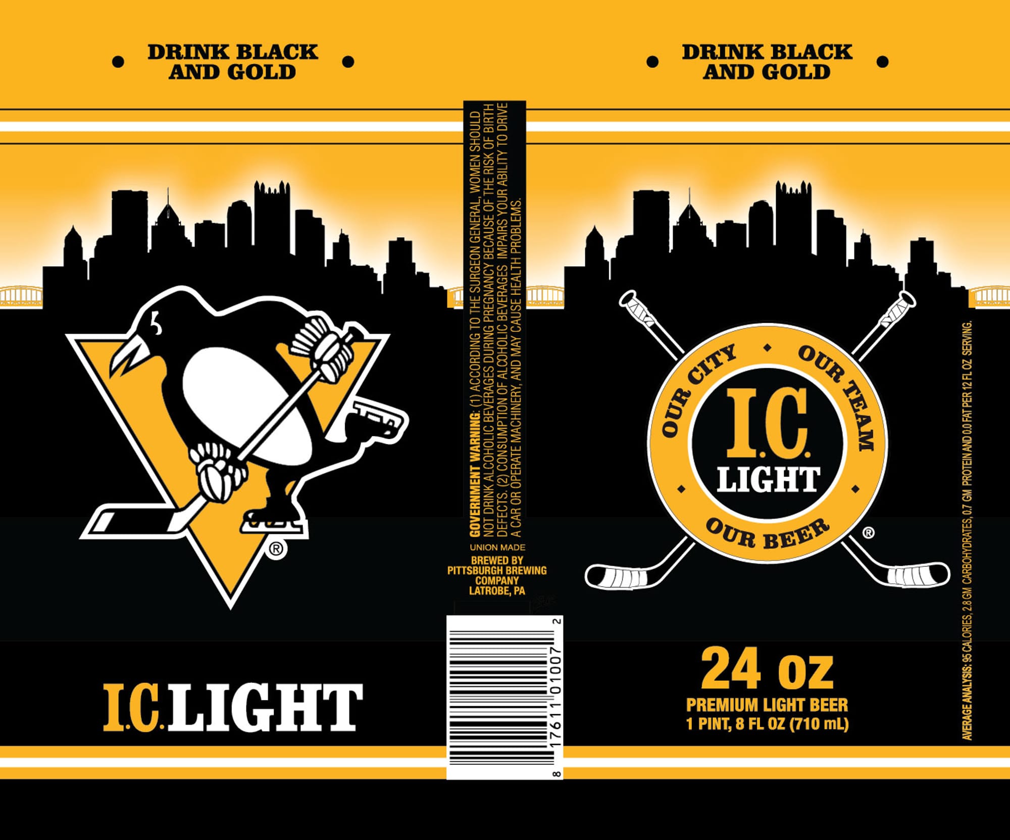 IC Light by Pittsburgh Brewing Company - beer label