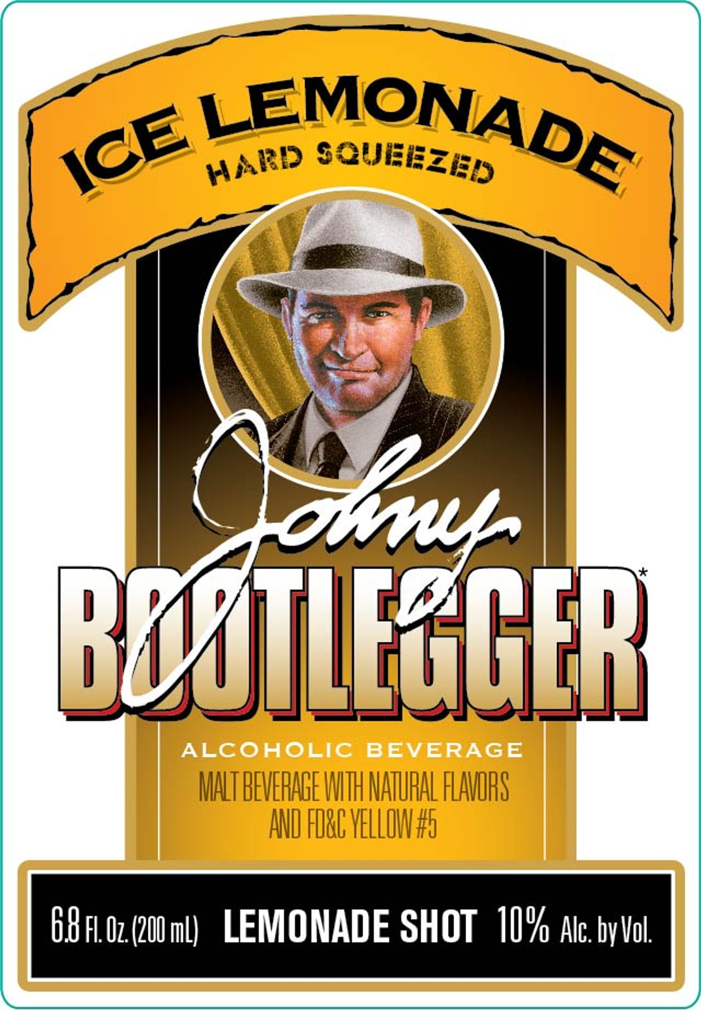 Ice Lemonade by Johnny Bootlegger - beer label