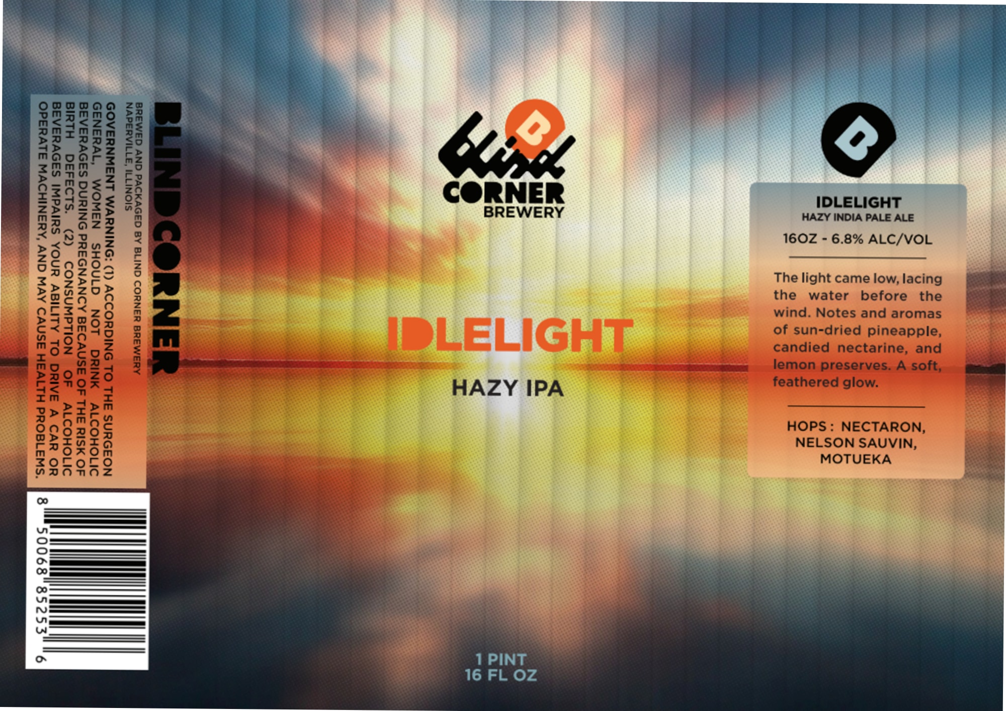 Idleligh by Blind Corner Brewery - beer label