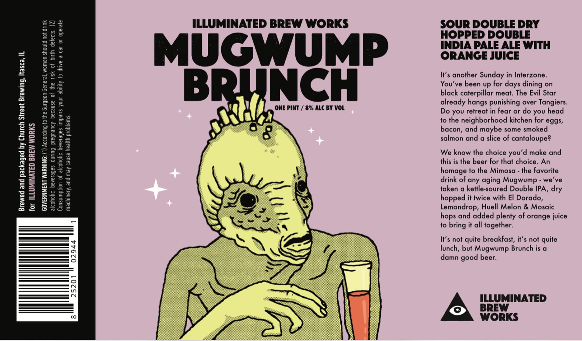 Mugwump Brunch by Illuminated Brew Works - beer label