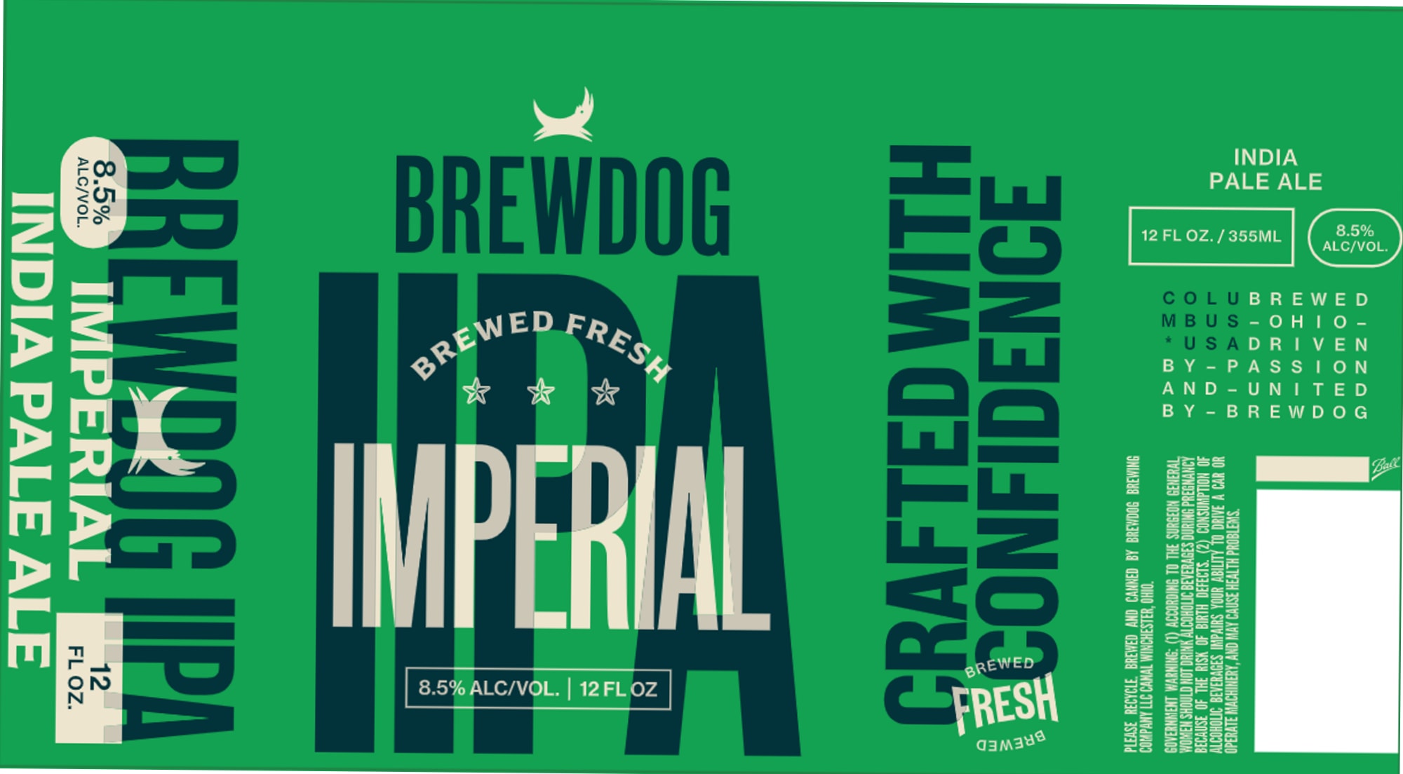 Imperial IPA by BrewDog - beer label
