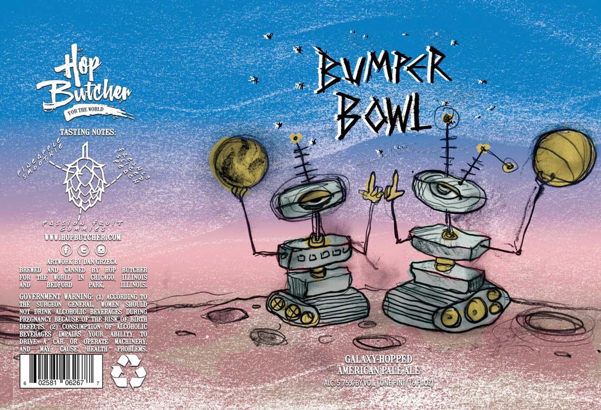 Bumper Bowl by Hop Butcher For The World - beer label