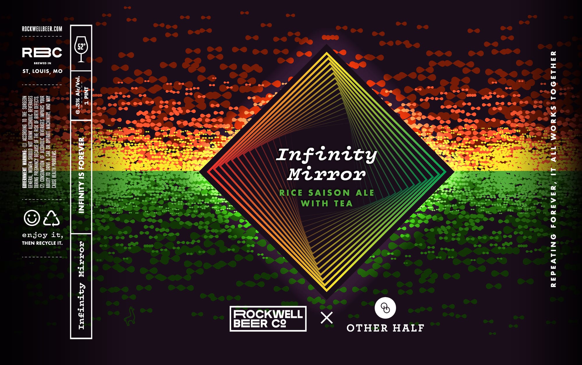 Infinity Mirror by Rockwell Beer Co. - beer label