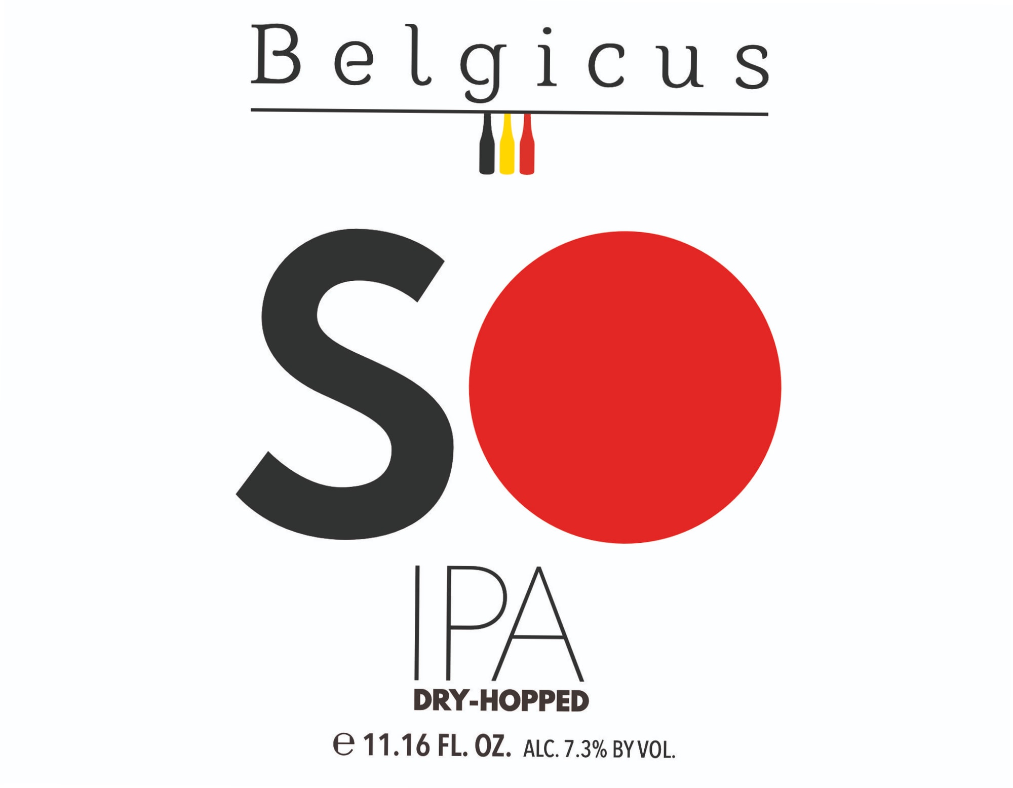 IPA by Belgicus - beer label