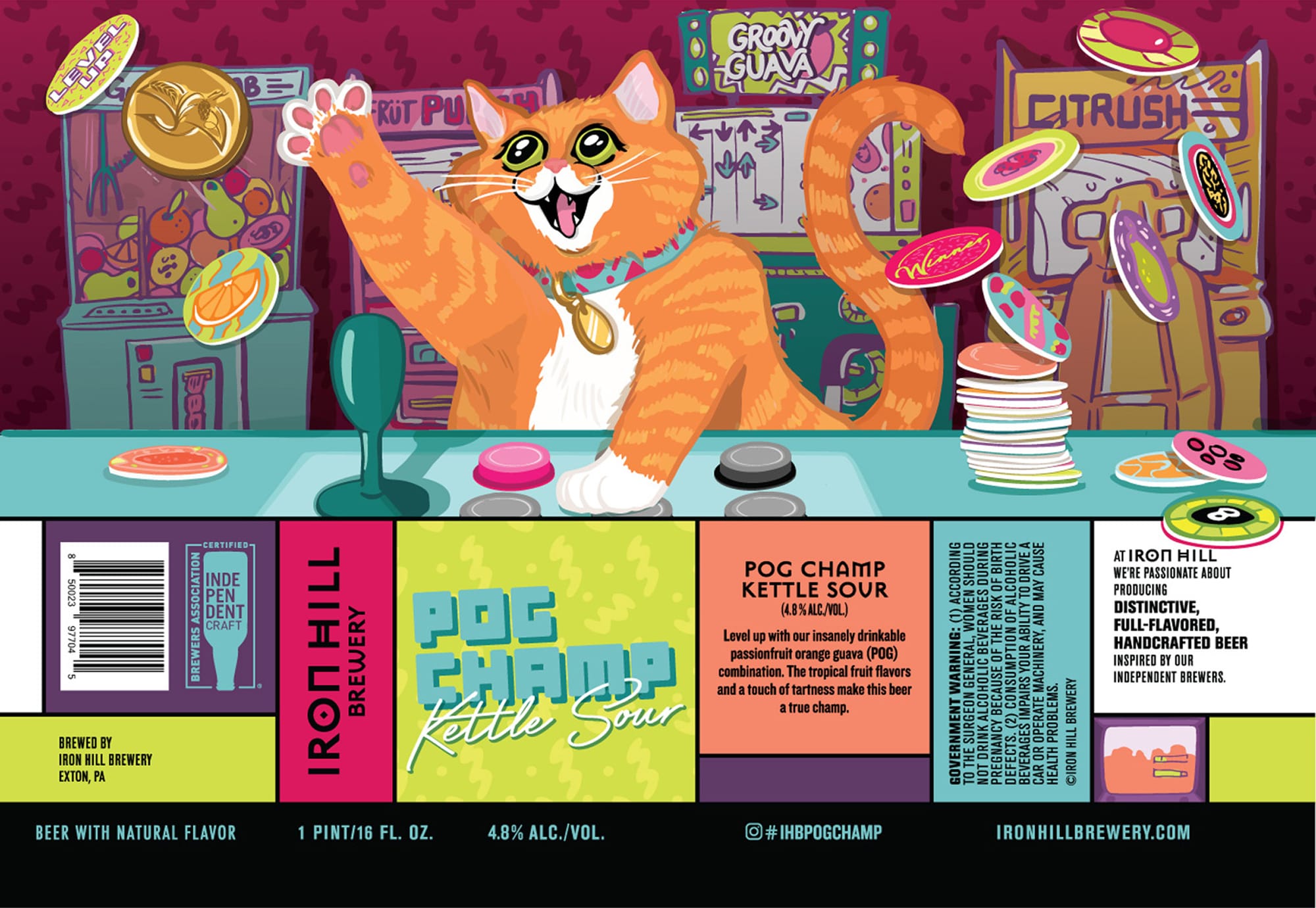 POG Champ by Iron Hill Brewery - beer label