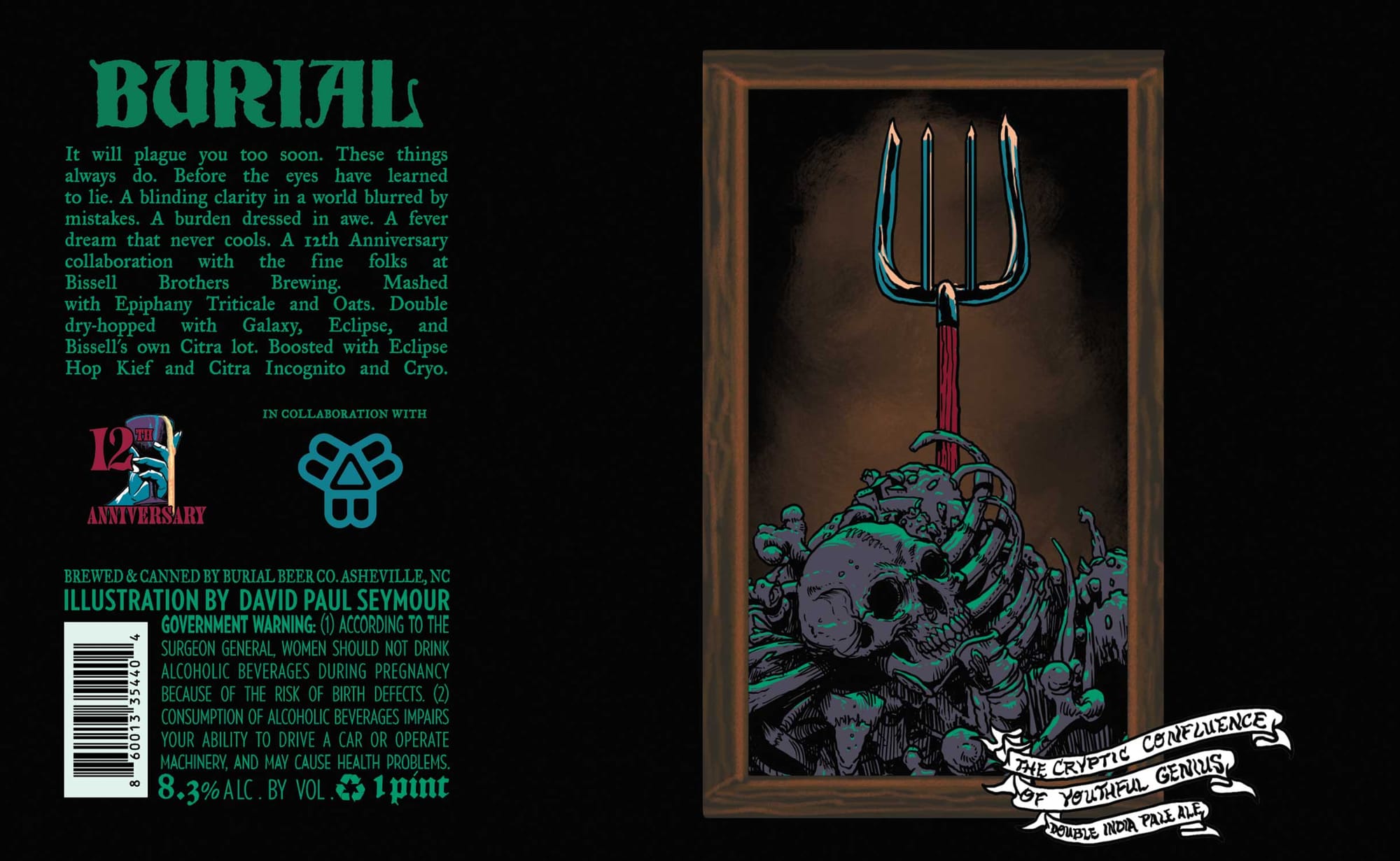 It Will Plague You Soon by Burial Beer Co. - beer label