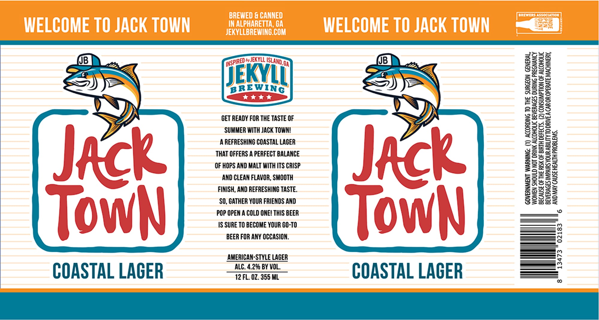 Jack Town by Jekyll Brewing - beer label