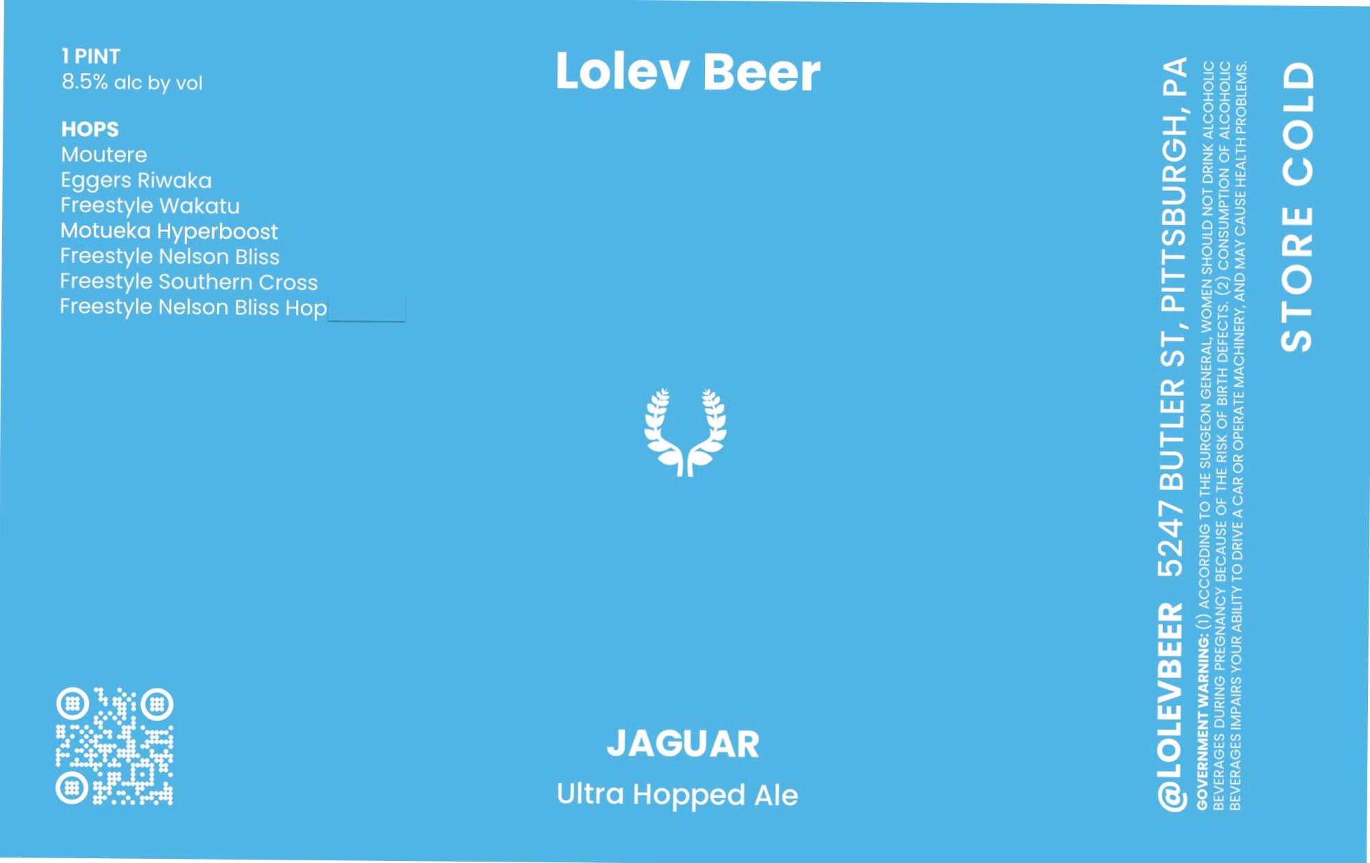 Jaguar by Lolev Beer - beer label