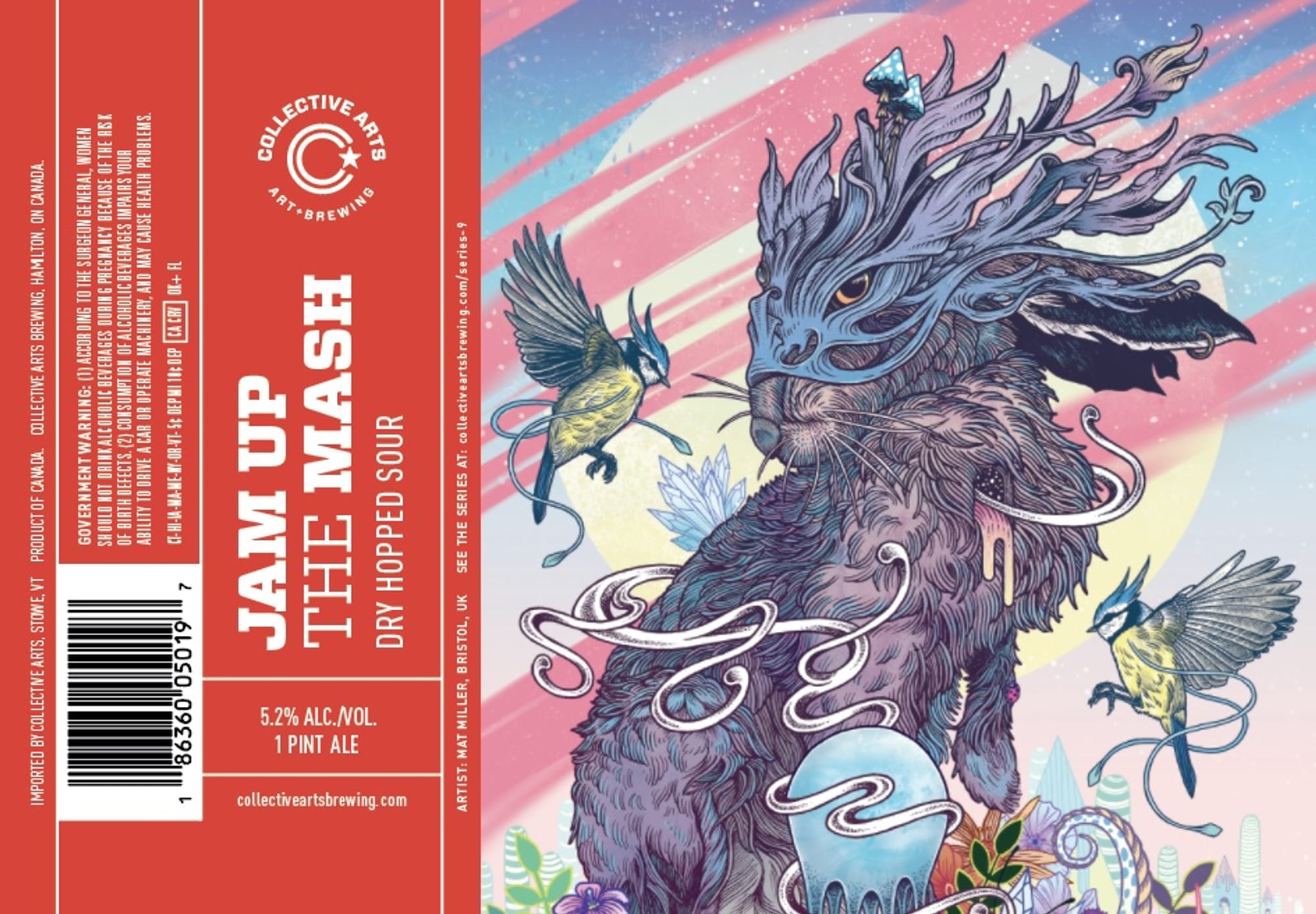 Jam Up by Collective Arts Brewing - beer label