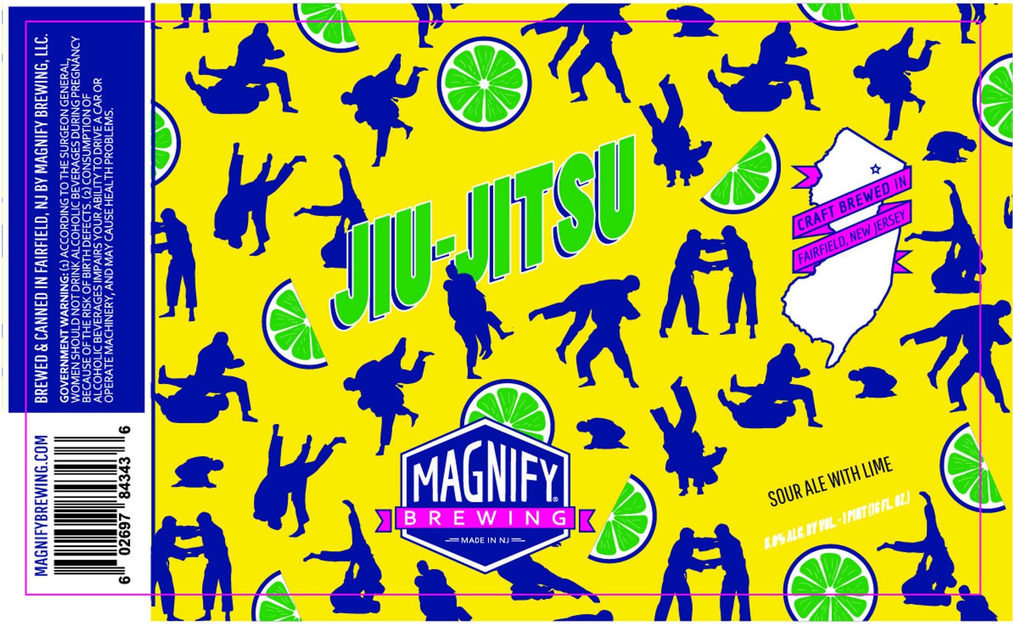 Jiu-Jitsu by Magnify Brewing - beer label