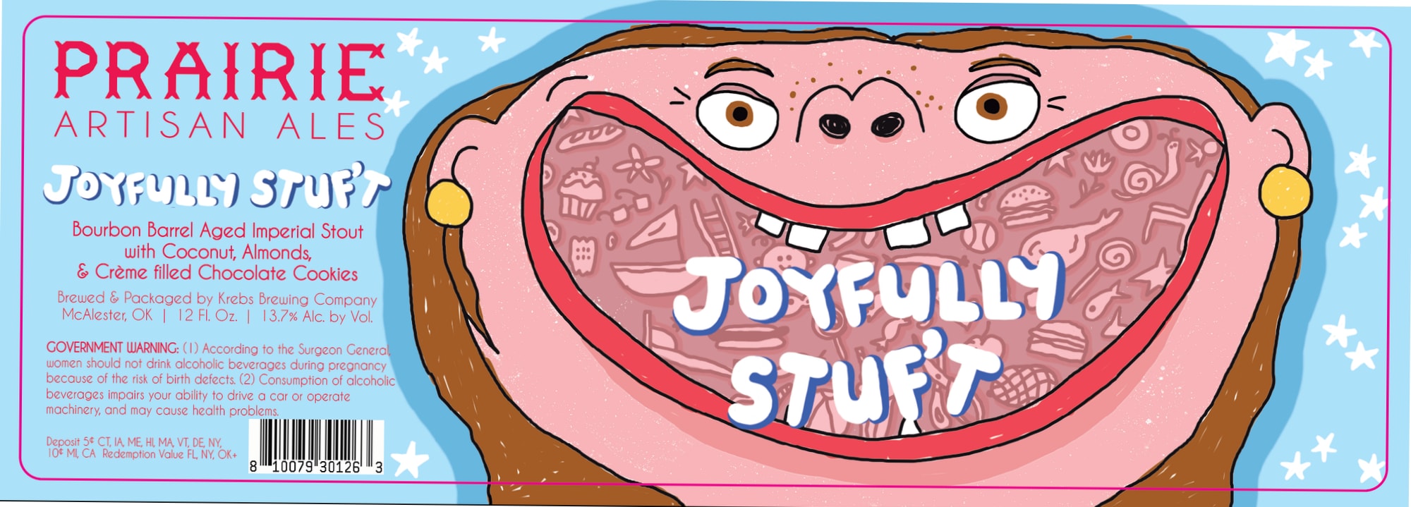 Joyfully Stuff’t by Prairie Artisan Ales - beer label
