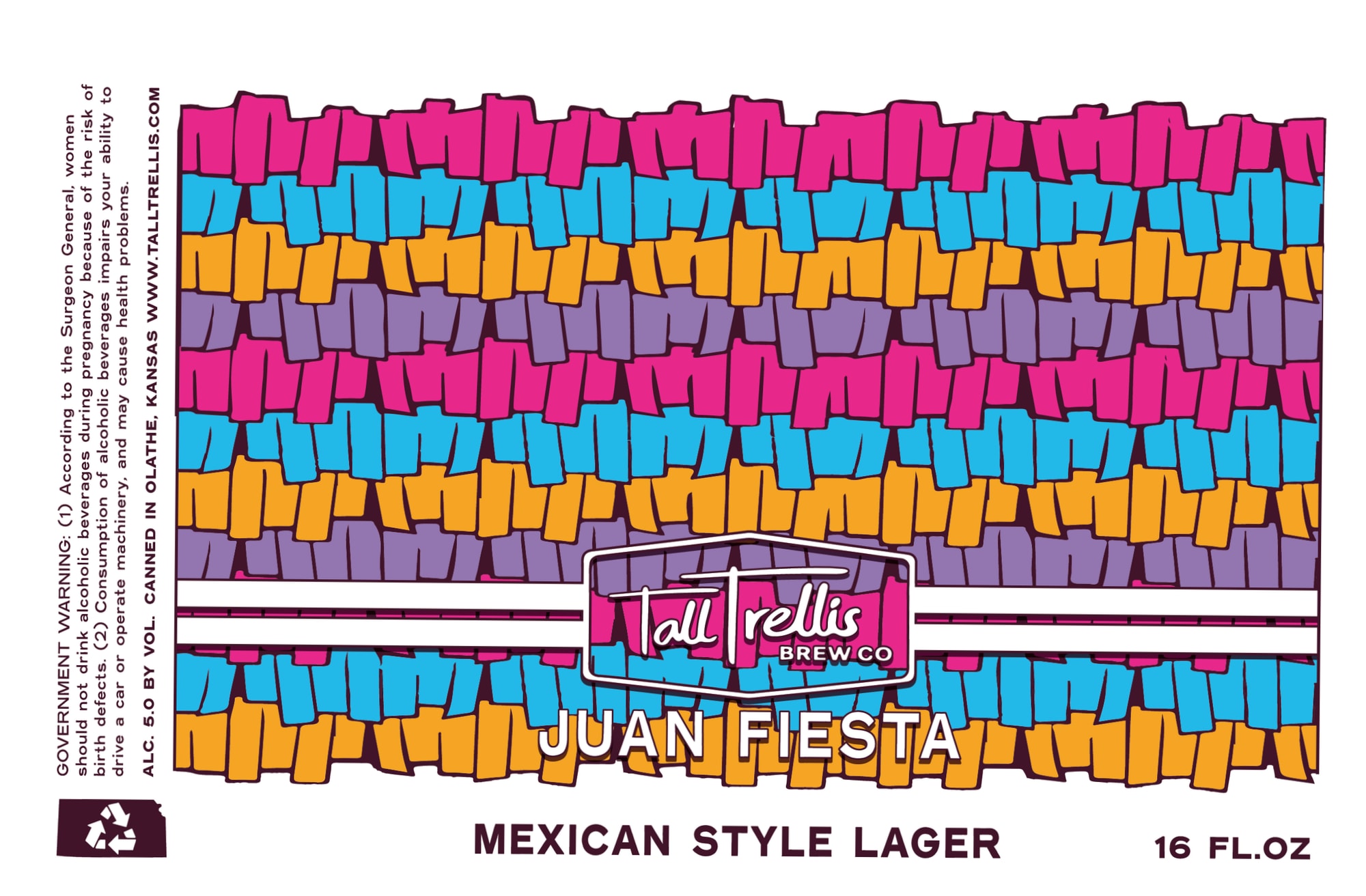 Juan Fiesta by Tall Trellis Brew Co. - beer label