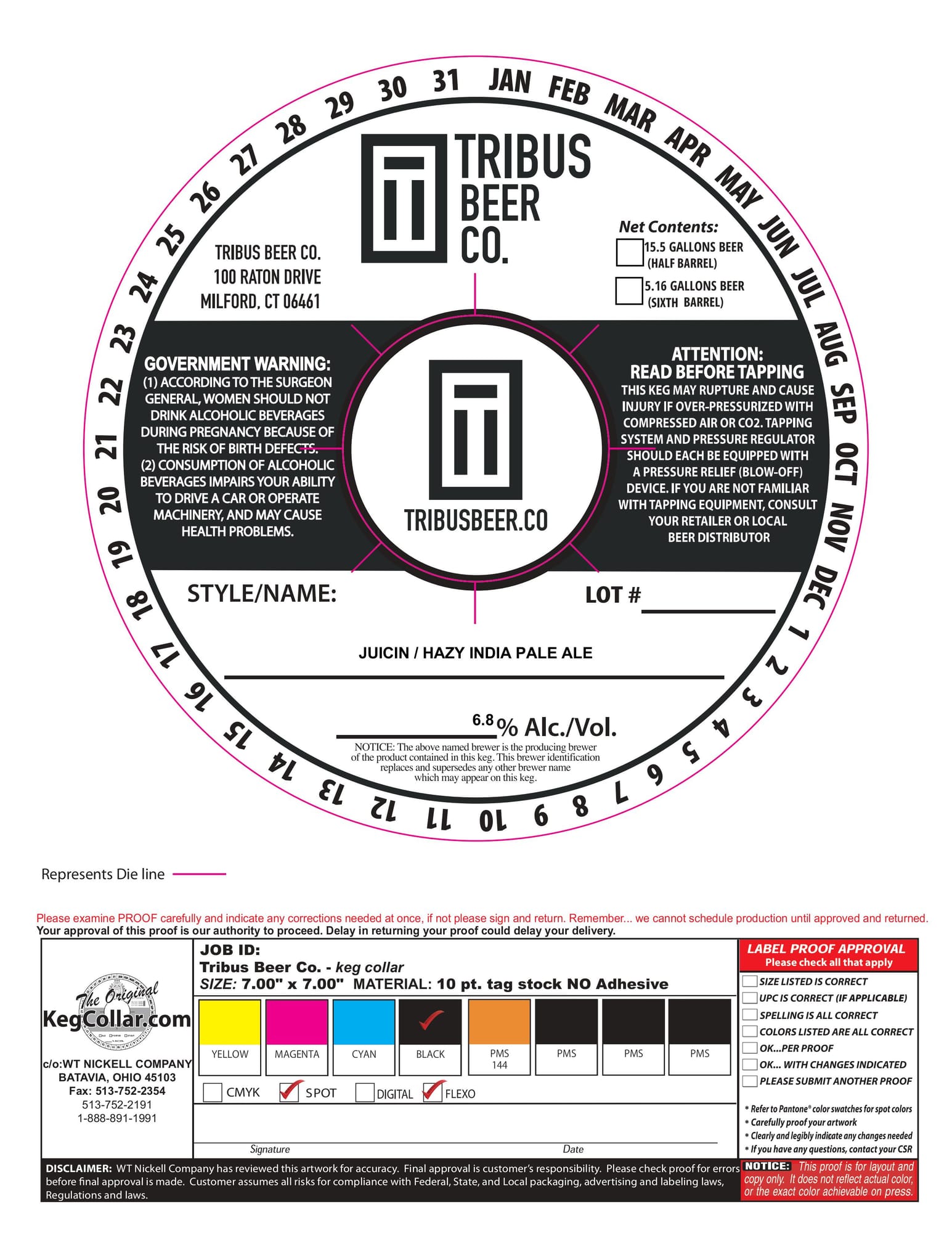 Juicin’ by Tribus Beer Co. - beer label
