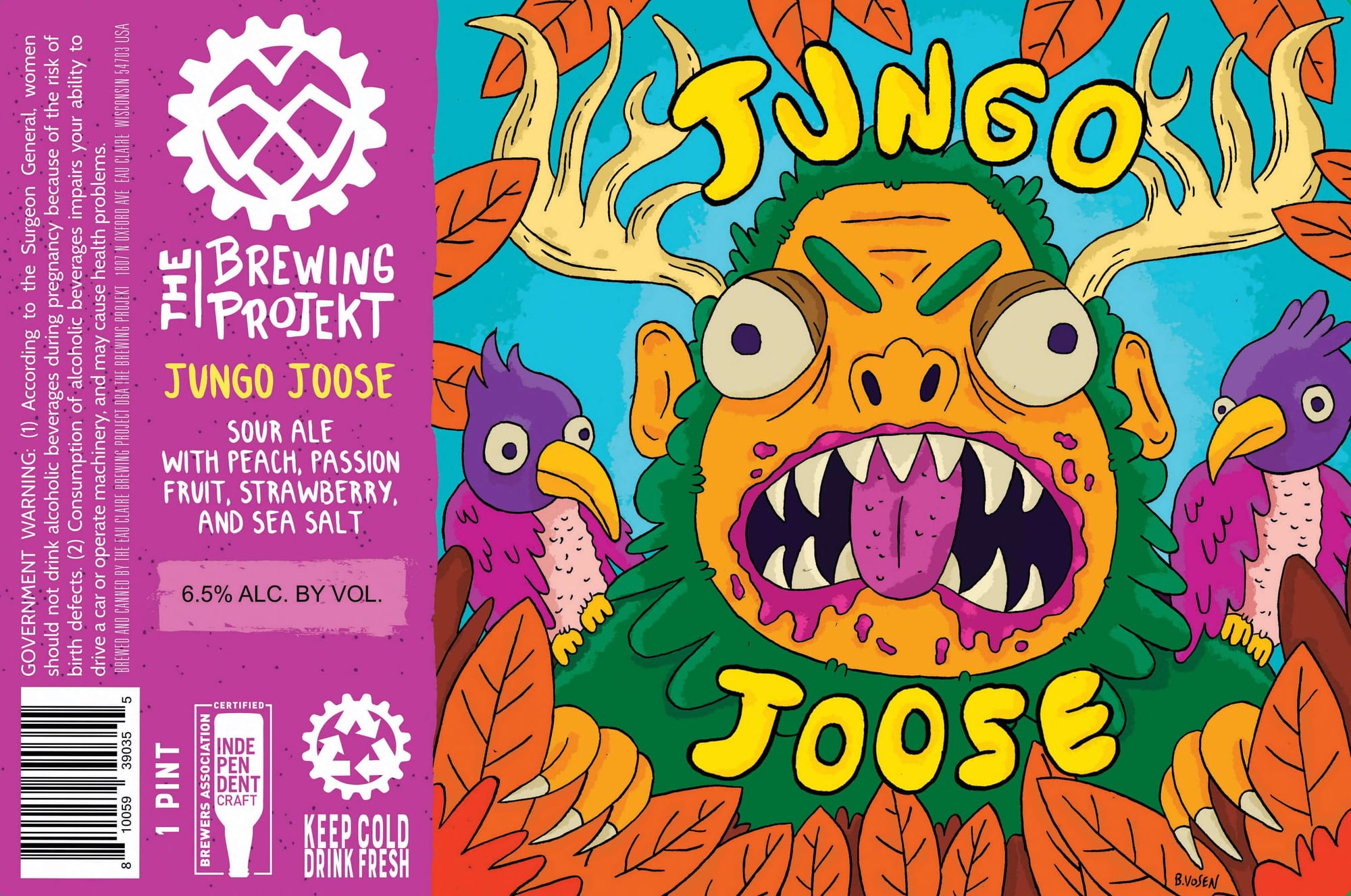Jungo Joose by HiBrew Projekt - beer label