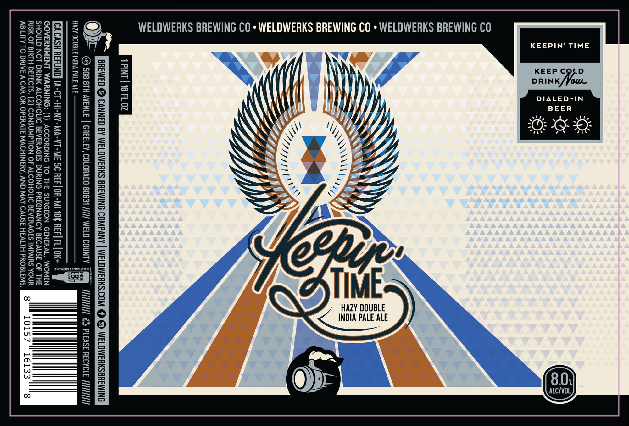 Keepin’ Time by WeldWerks Brewing Co. - beer label
