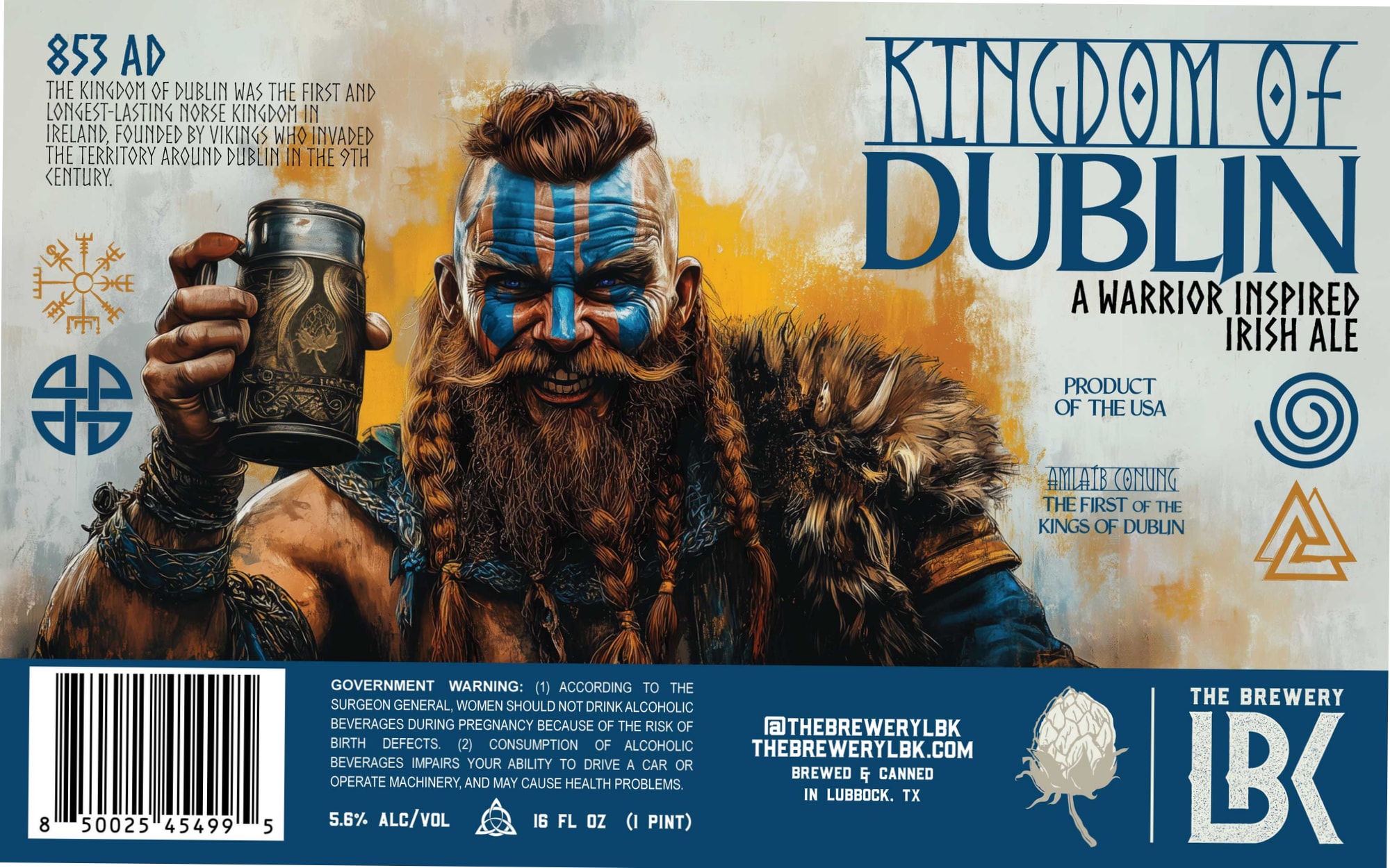 Kingdom of Dublin by The Brewery LBK - beer label