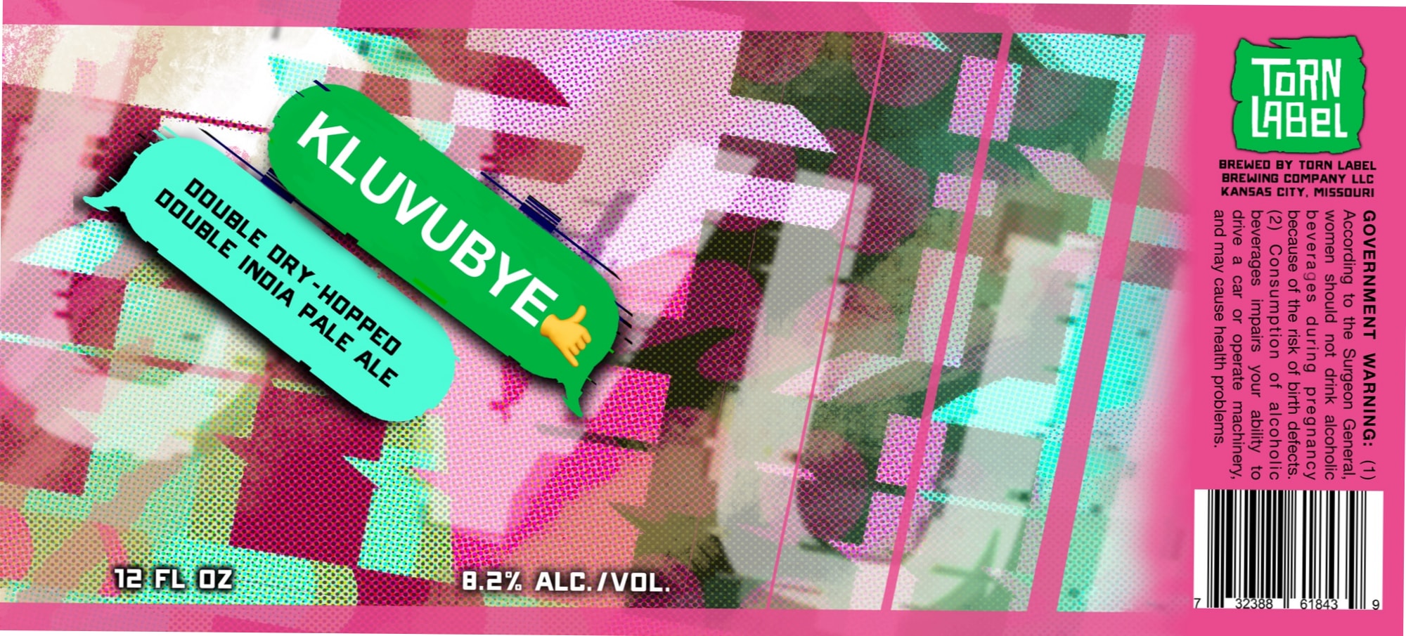 Kluvubye by Torn Label Brewing Company - beer label