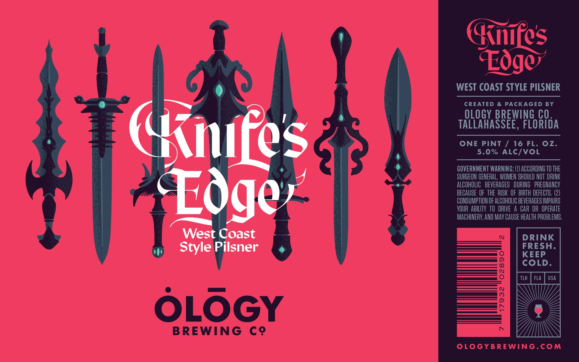 Knife’s Edge by Ology Brewing Co. - beer label