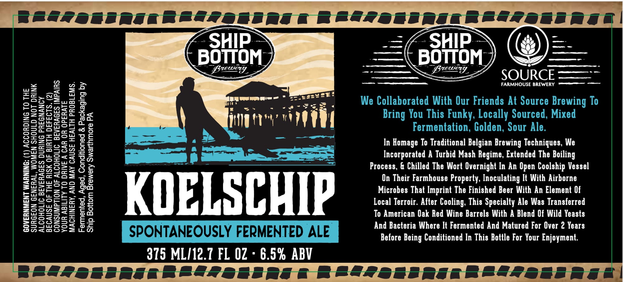 Koelschp by Ship Bottom Brewery - beer label