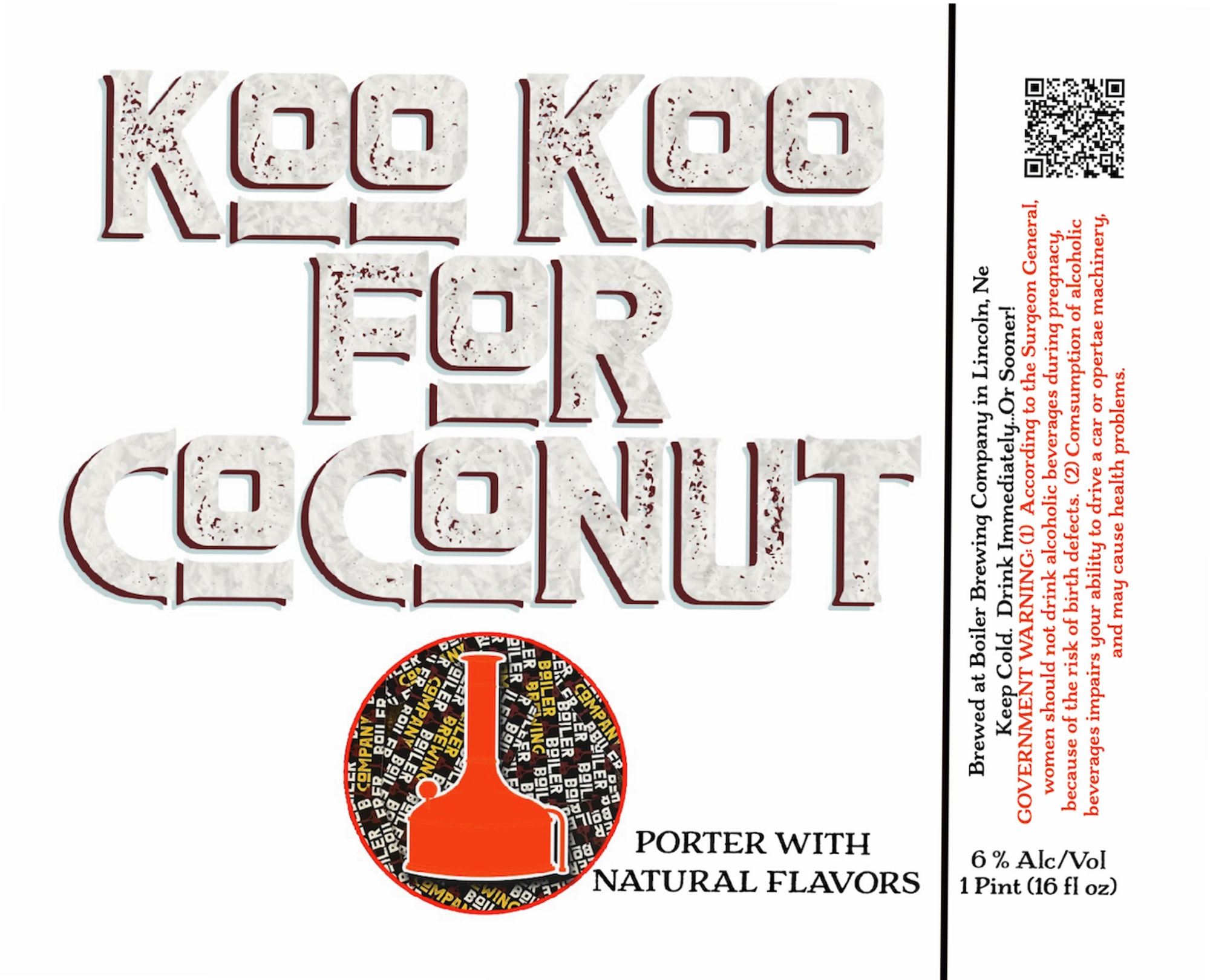 Koko Kokomo by Boiler Brewing Company - beer label