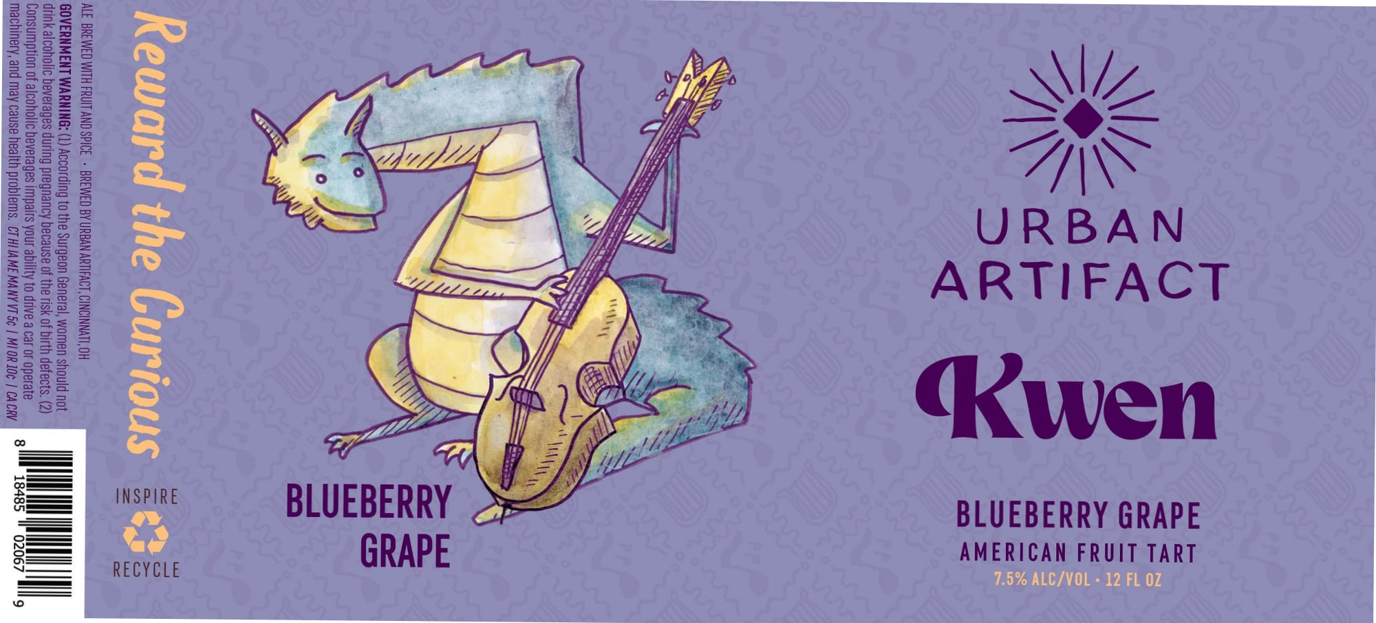 Kwen by Urban Artifact - beer label