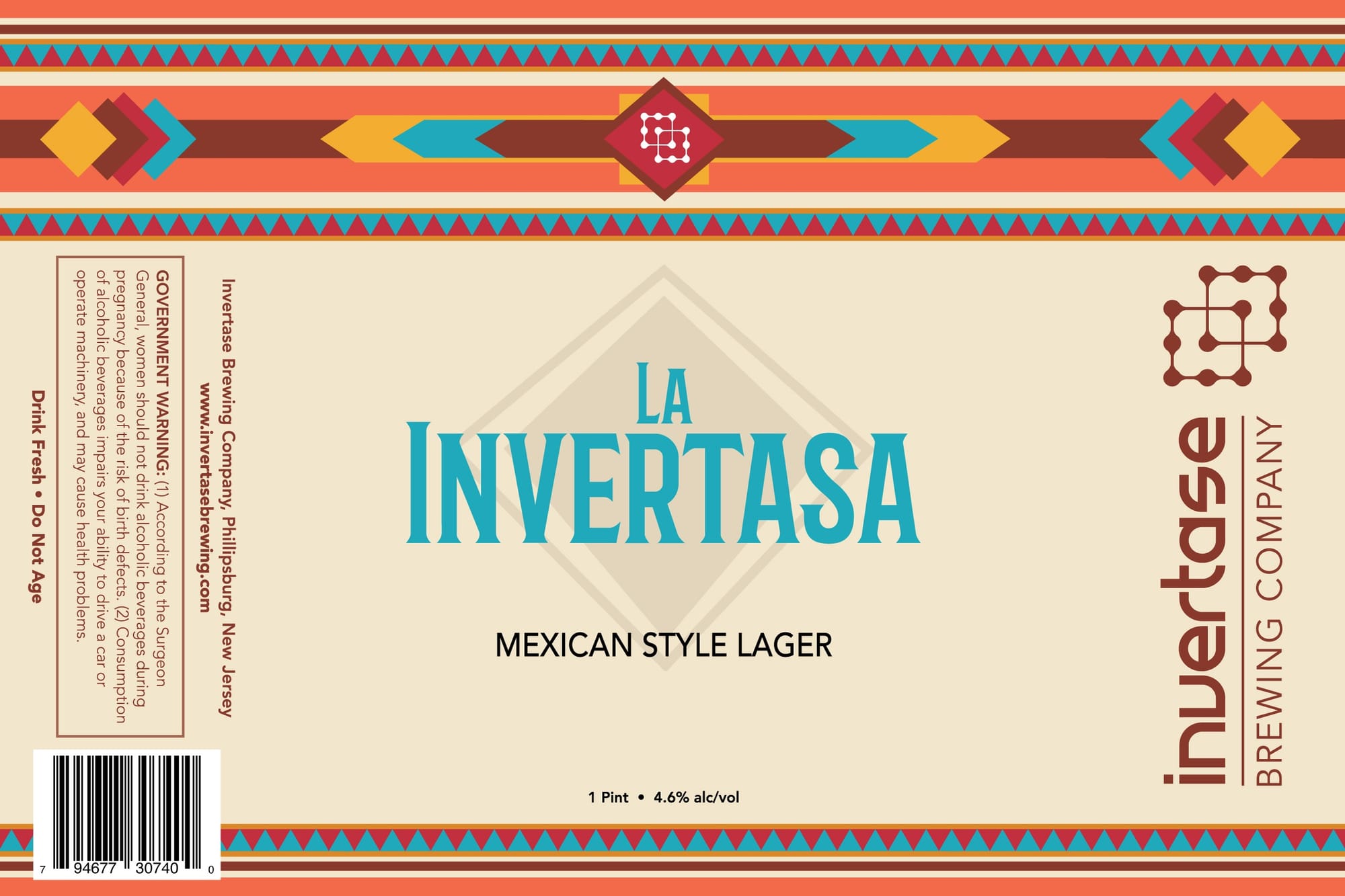La Invertasa by Invertase Brewing Company - beer label