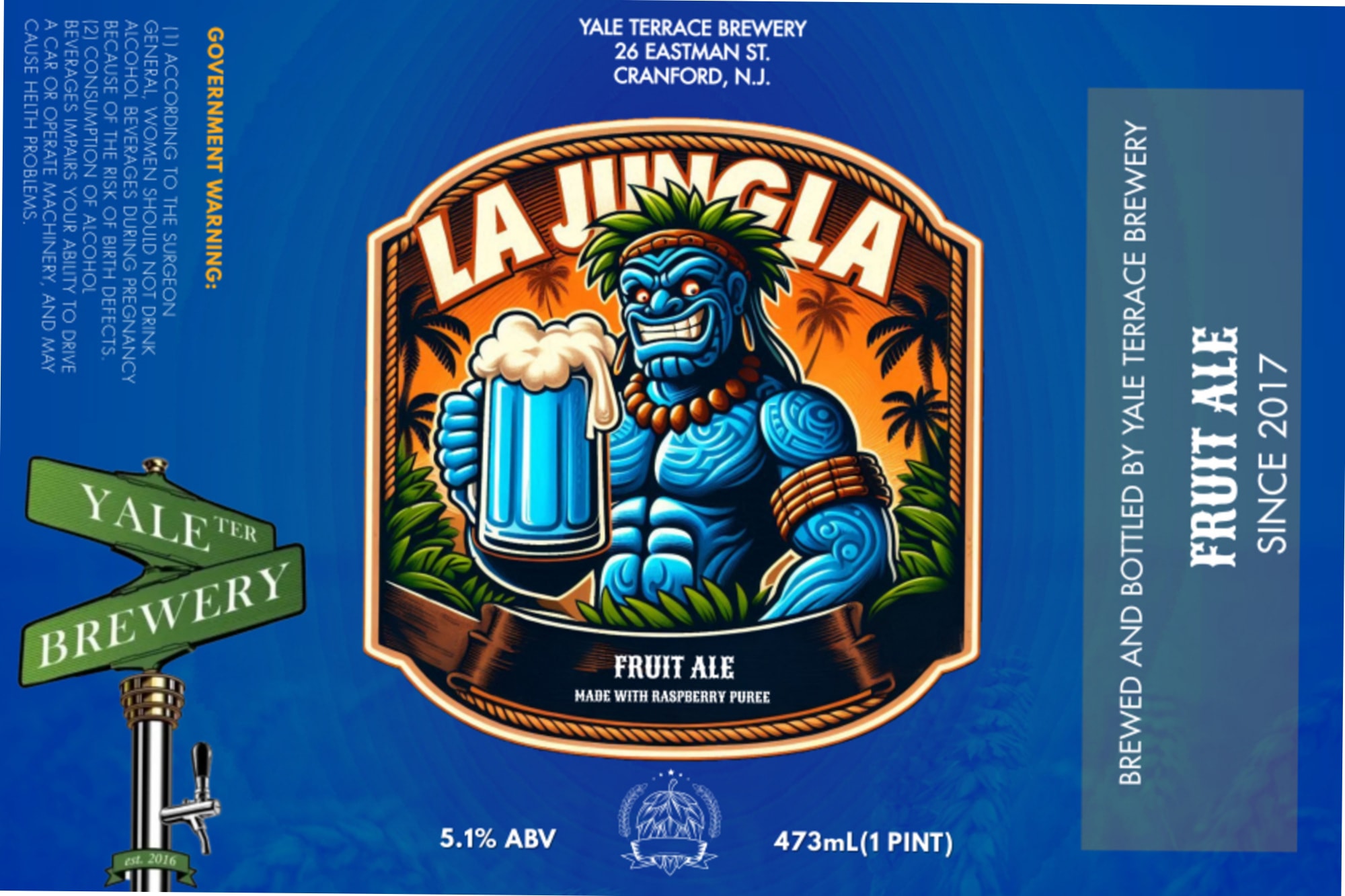 La Jungla by Yale Terrace Brewery - beer label