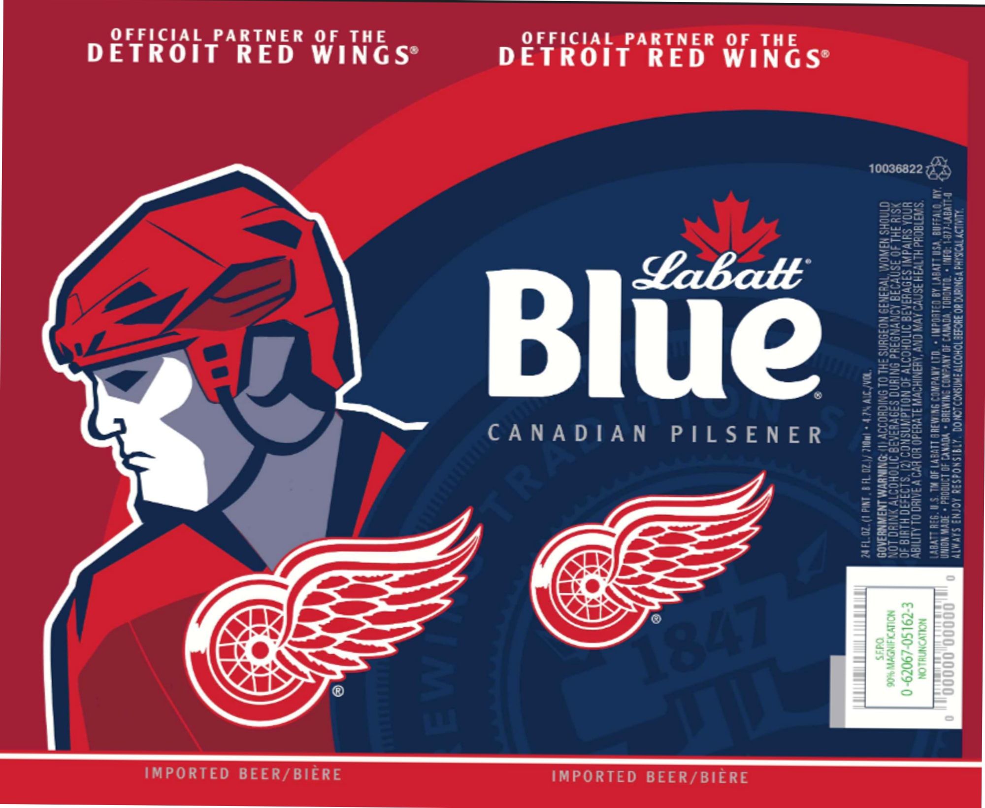 Labatt Blue by Labatt - beer label