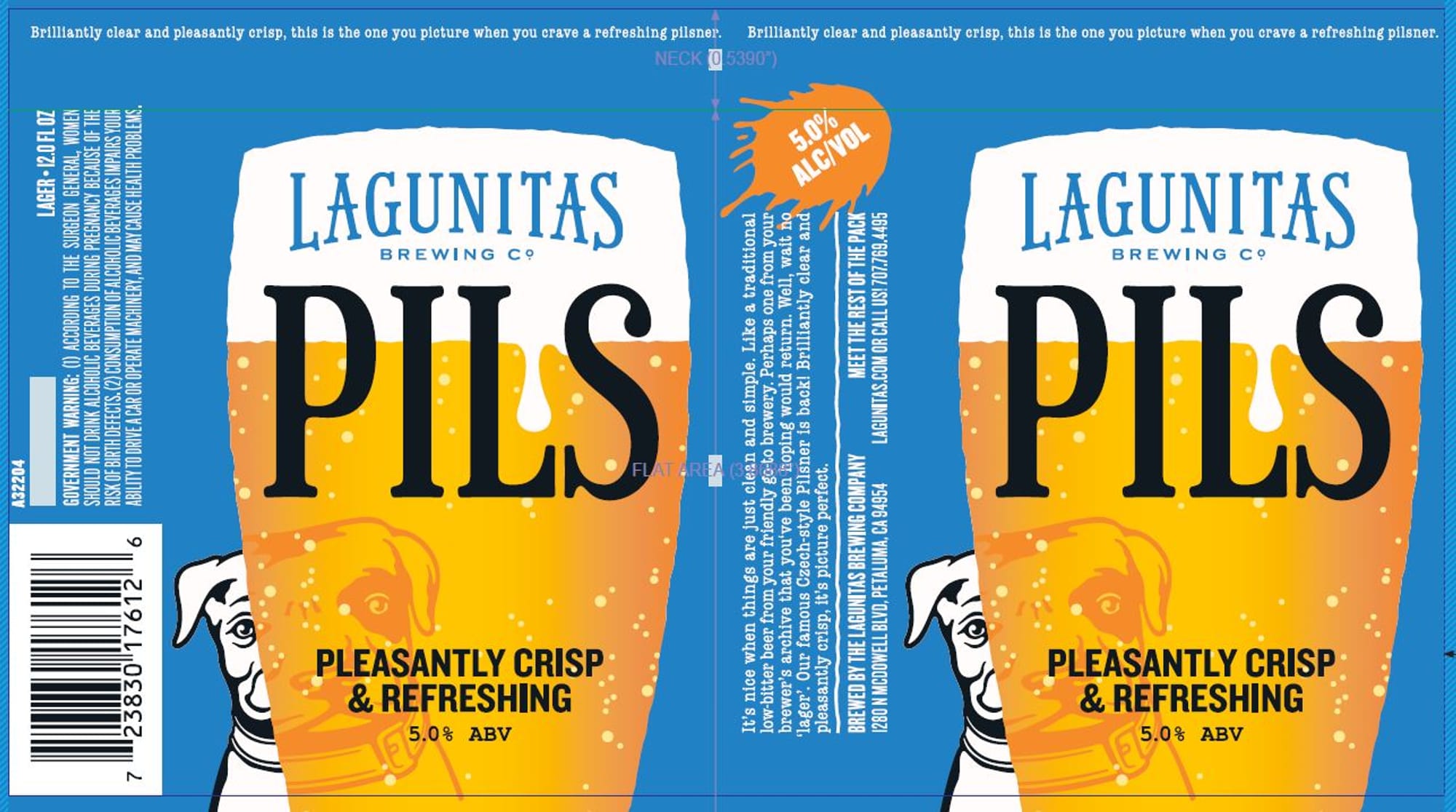 Pils by Lagunitas Brewing Co - beer label