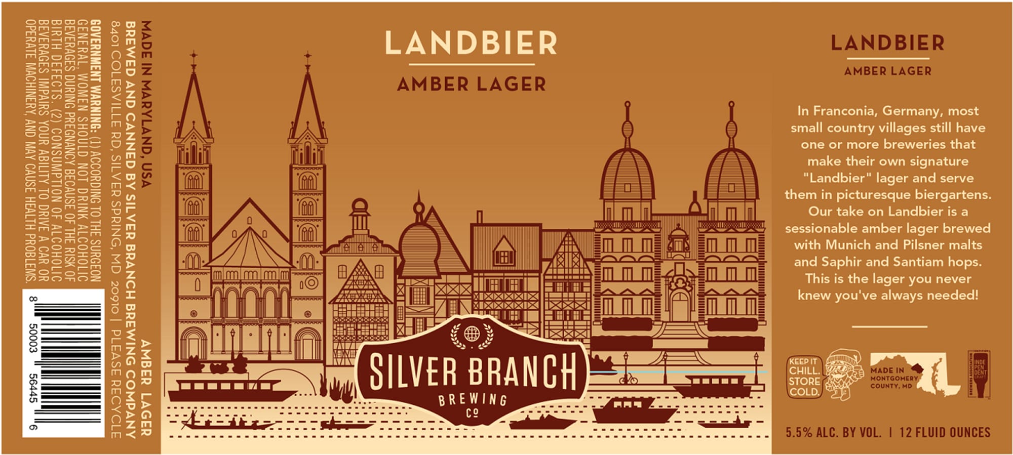 Landbier by Silver Branch Brewing - beer label