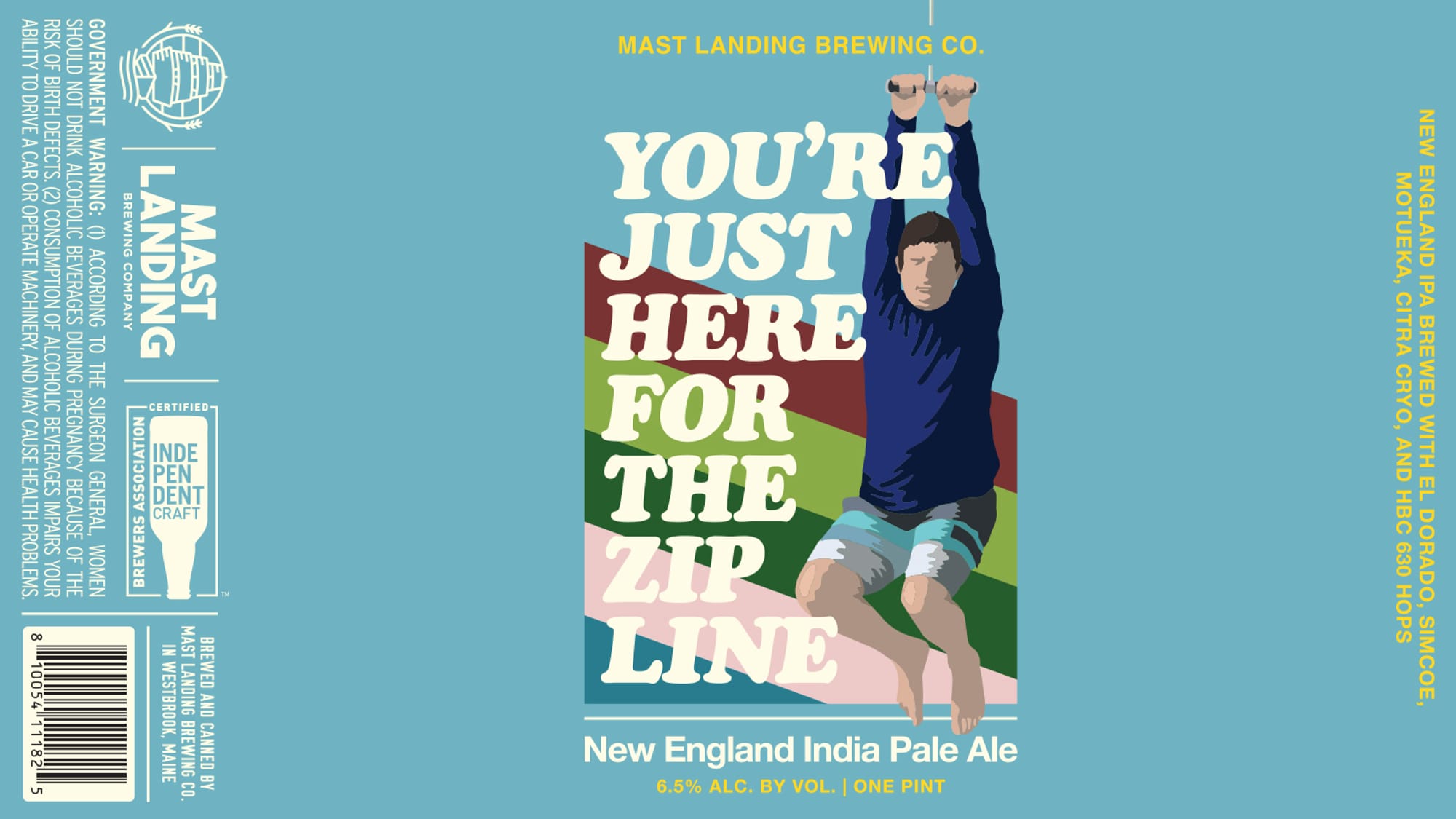 Law Landing by Mast Landing Brewing Co. - beer label