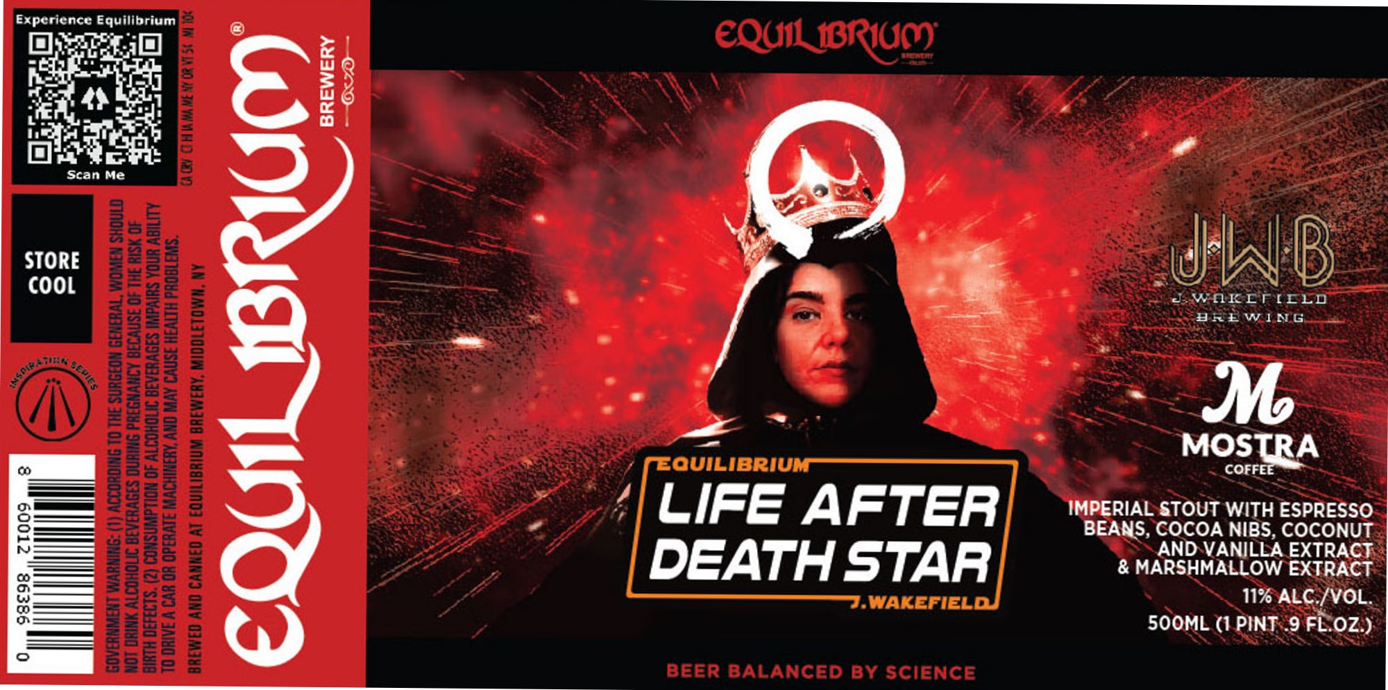 Life After Death Star by Equilibrium Brewery - beer label