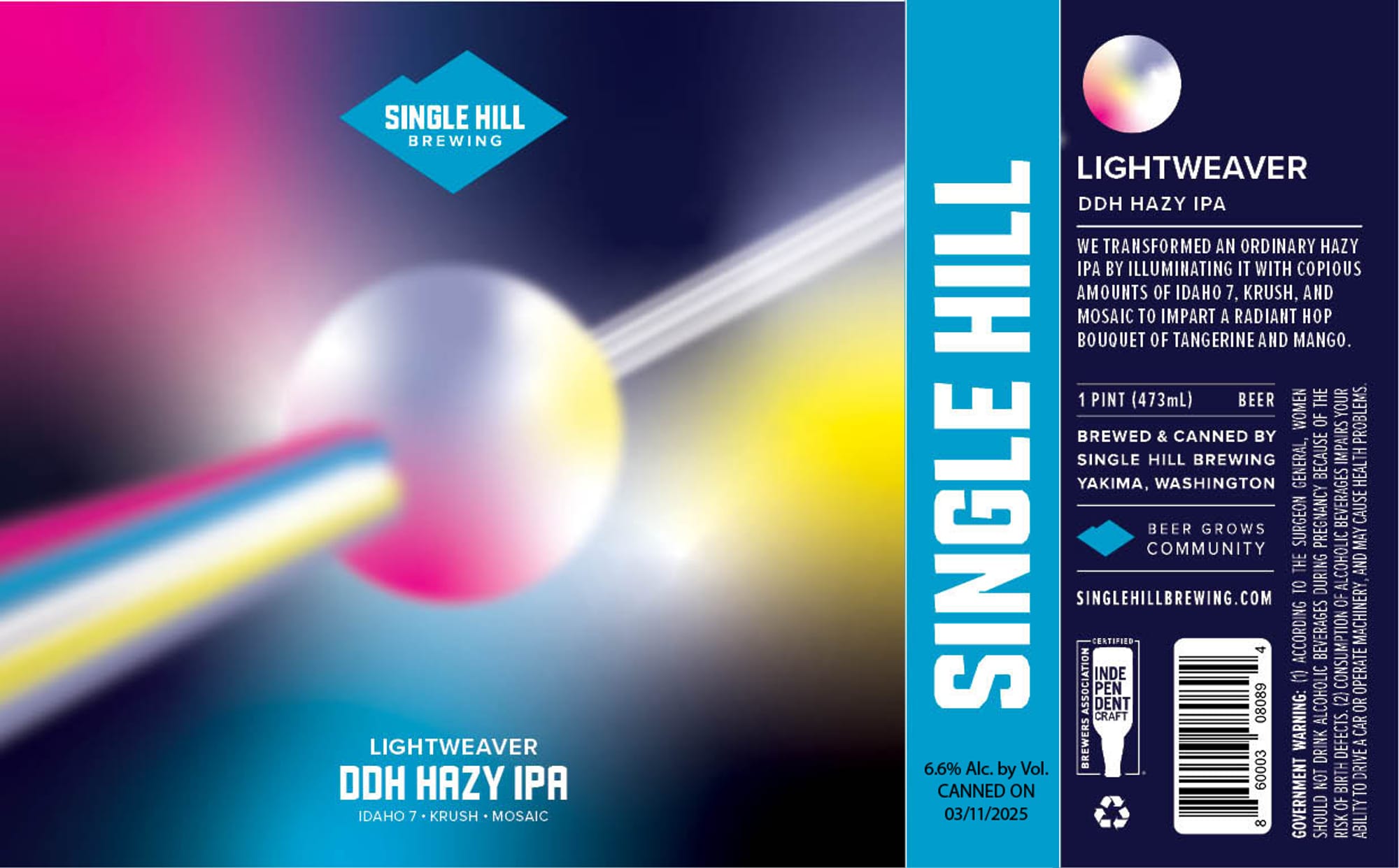 Lightweaver by Single Hill Brewing - beer label