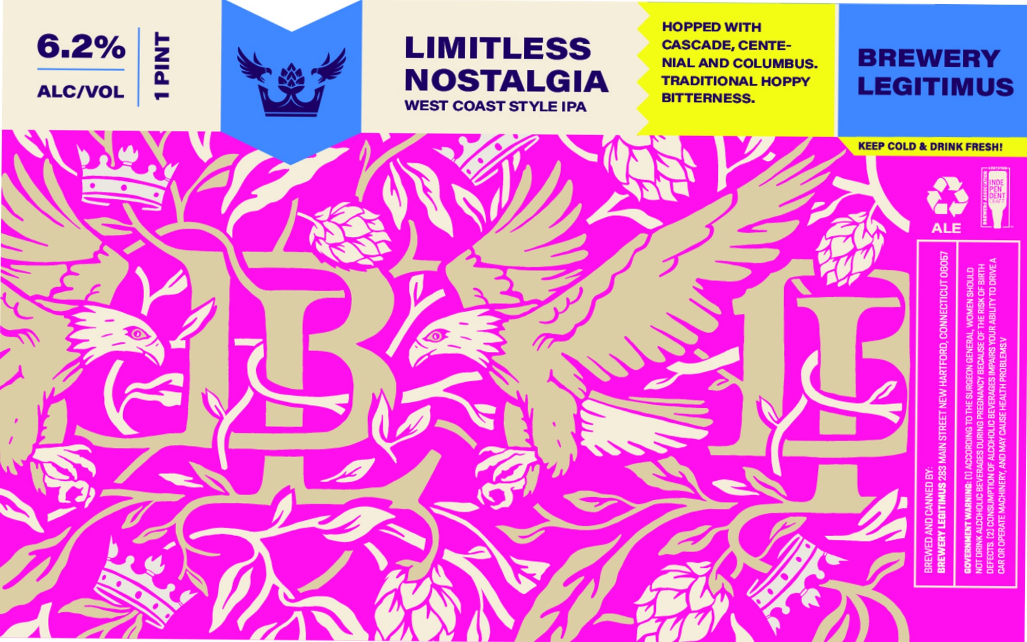 Limitless Nostalgia by Brewery Legitimus - beer label