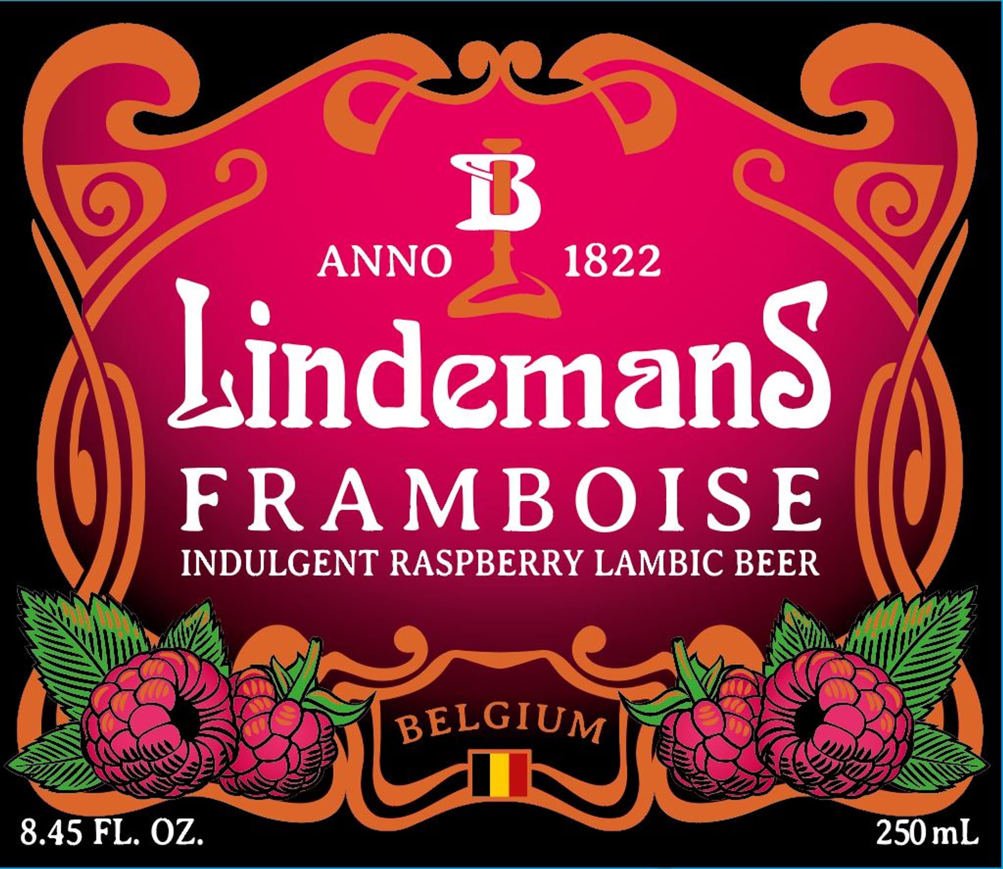 Framboise by Lindemans - beer label