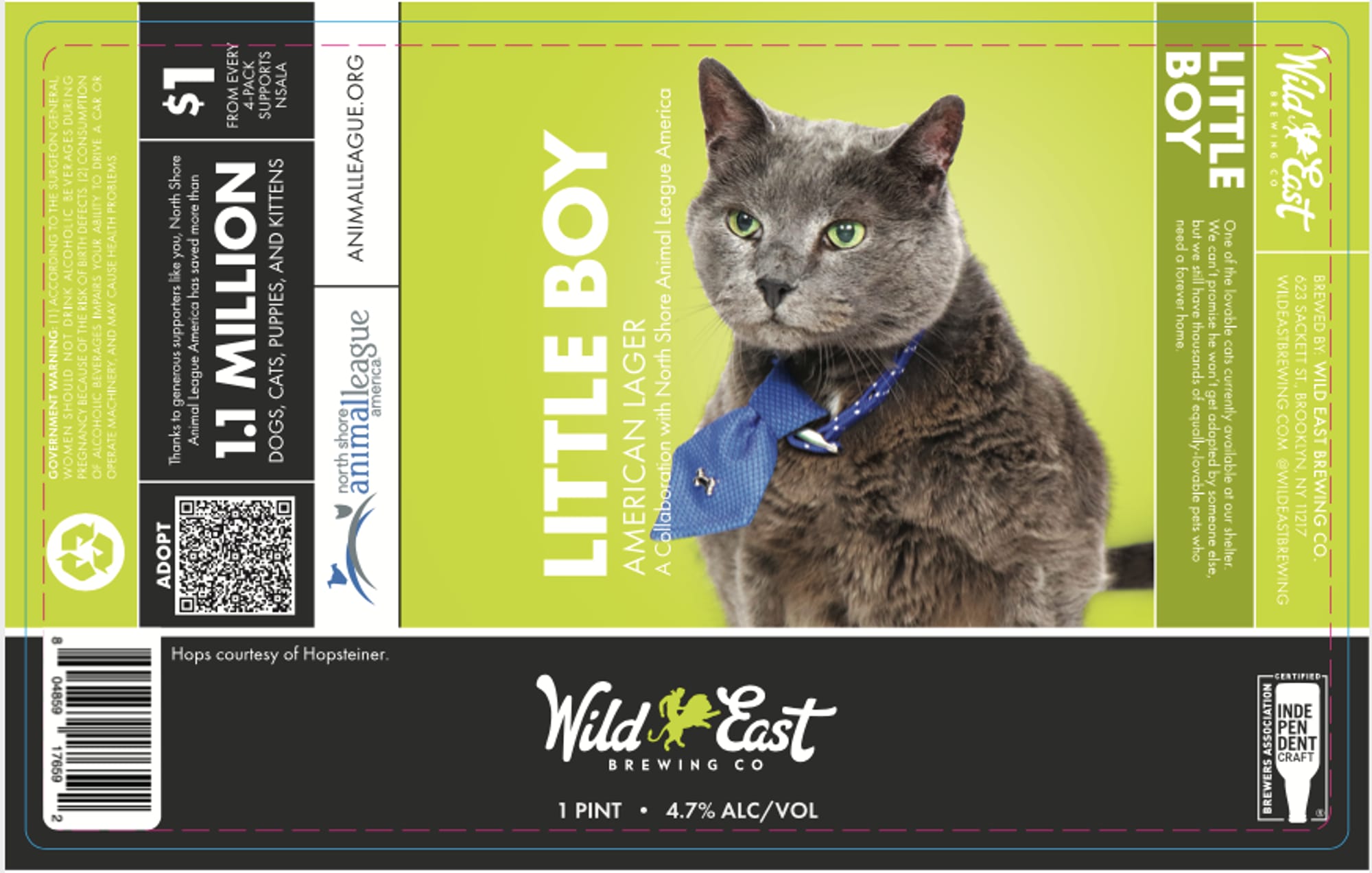 Little Boy by Wild East Brewing Co. - beer label
