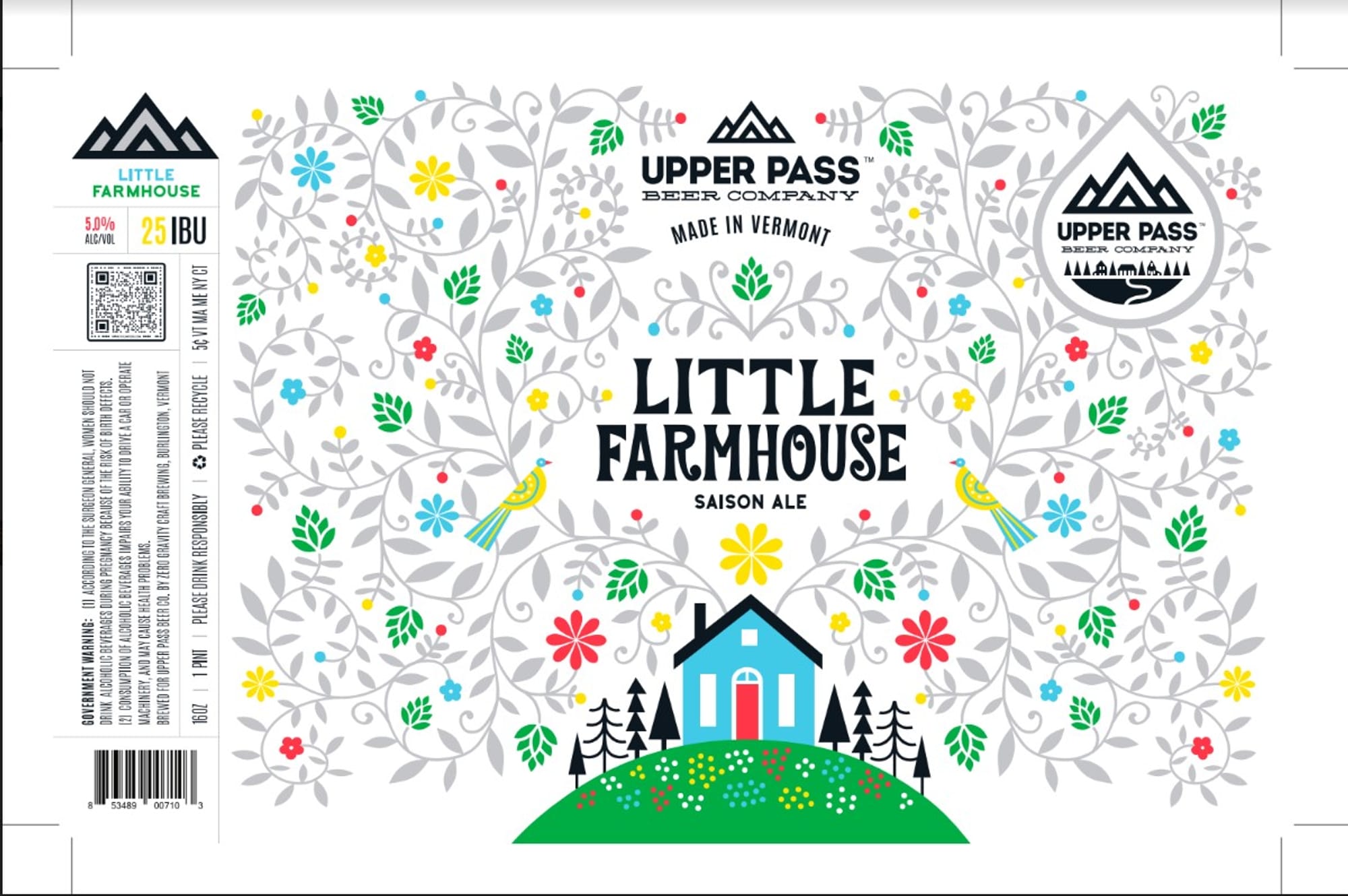Little Farmhouse by Upper Pass Beer Company - beer label