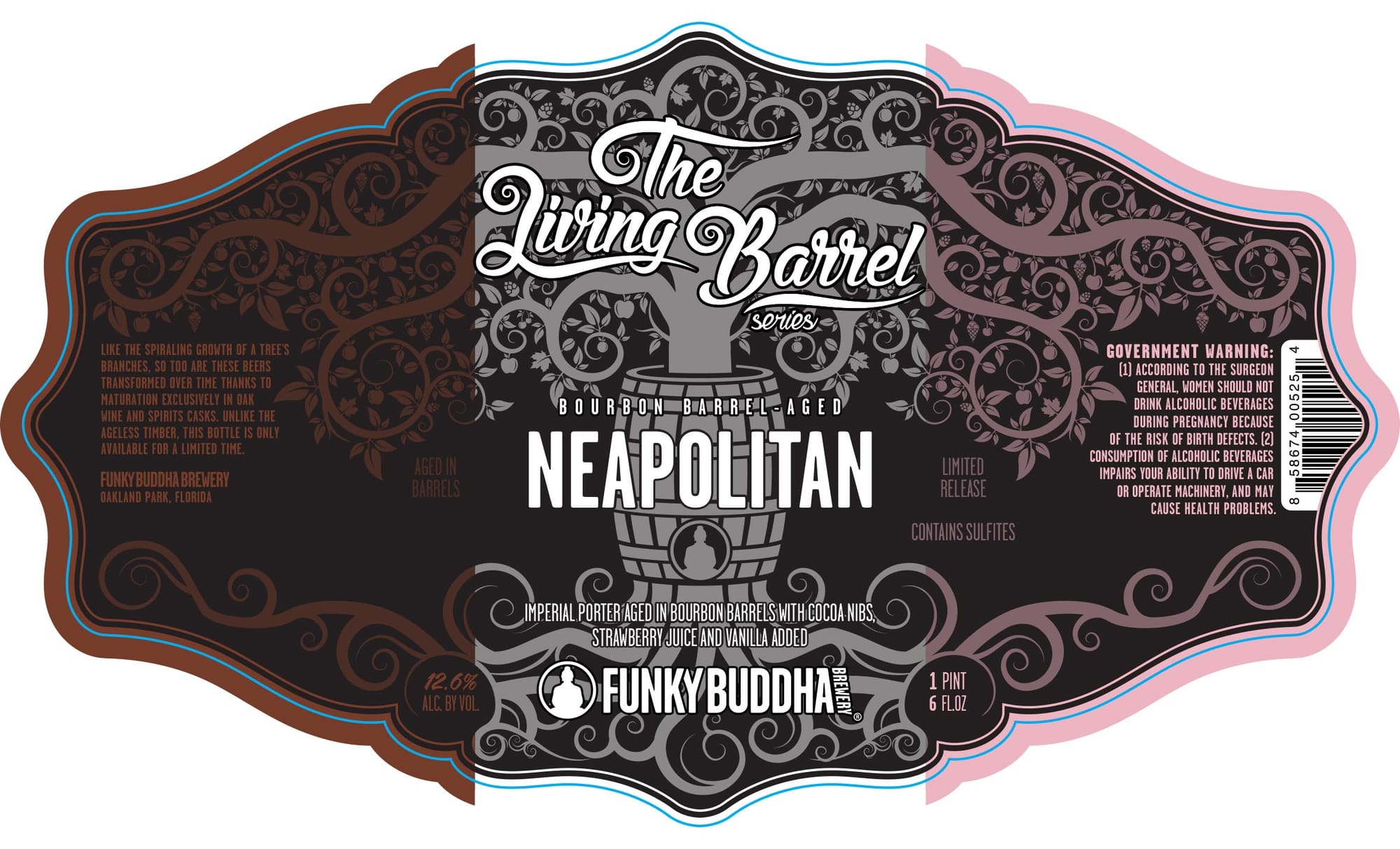Neapolitan by Funky Buddha Brewery - beer label